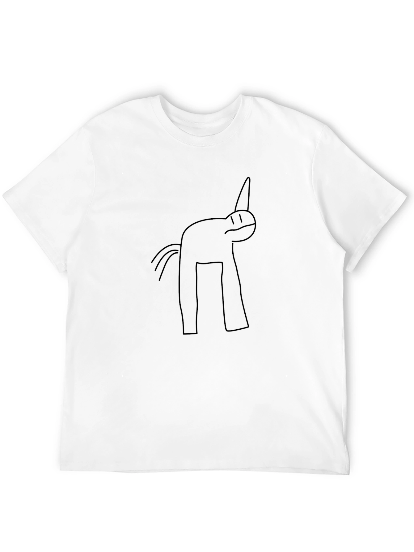 Black Unicorn Graphic Black T-Shirt view 12
