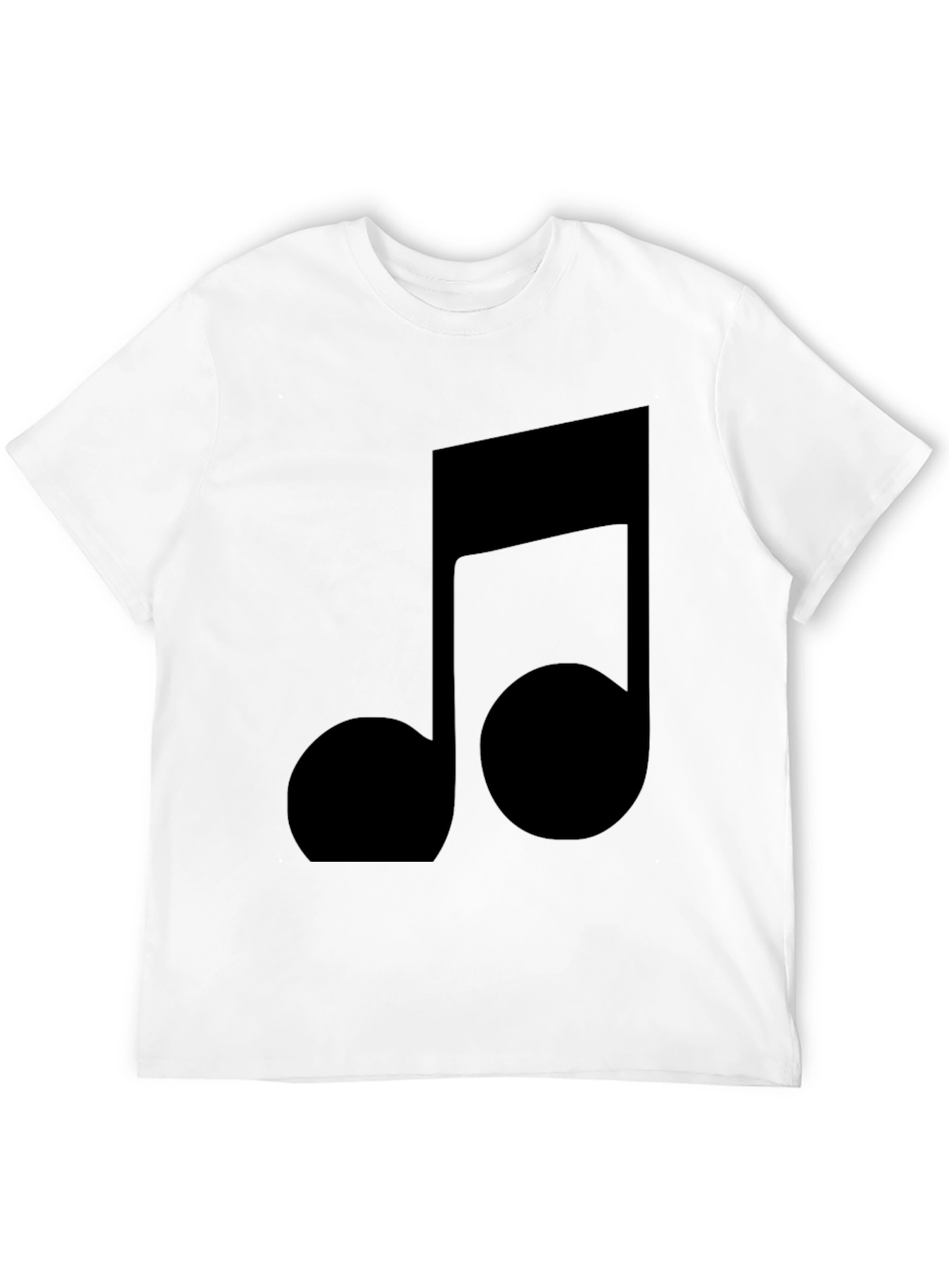 Black Musical Note Graphic Black T-Shirt view 12