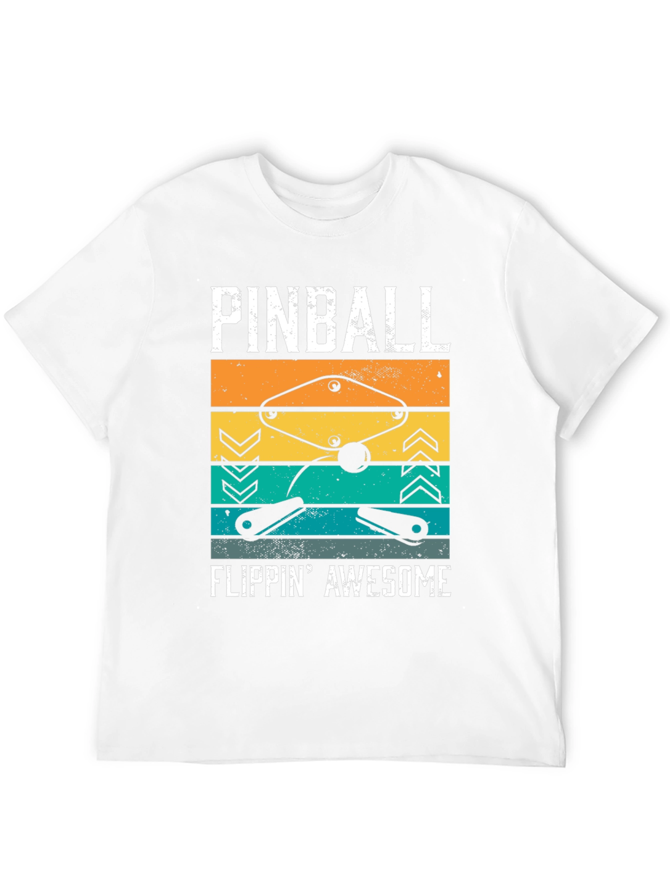 Black Pinball Flippin' Awesome Graphic Tee view 12