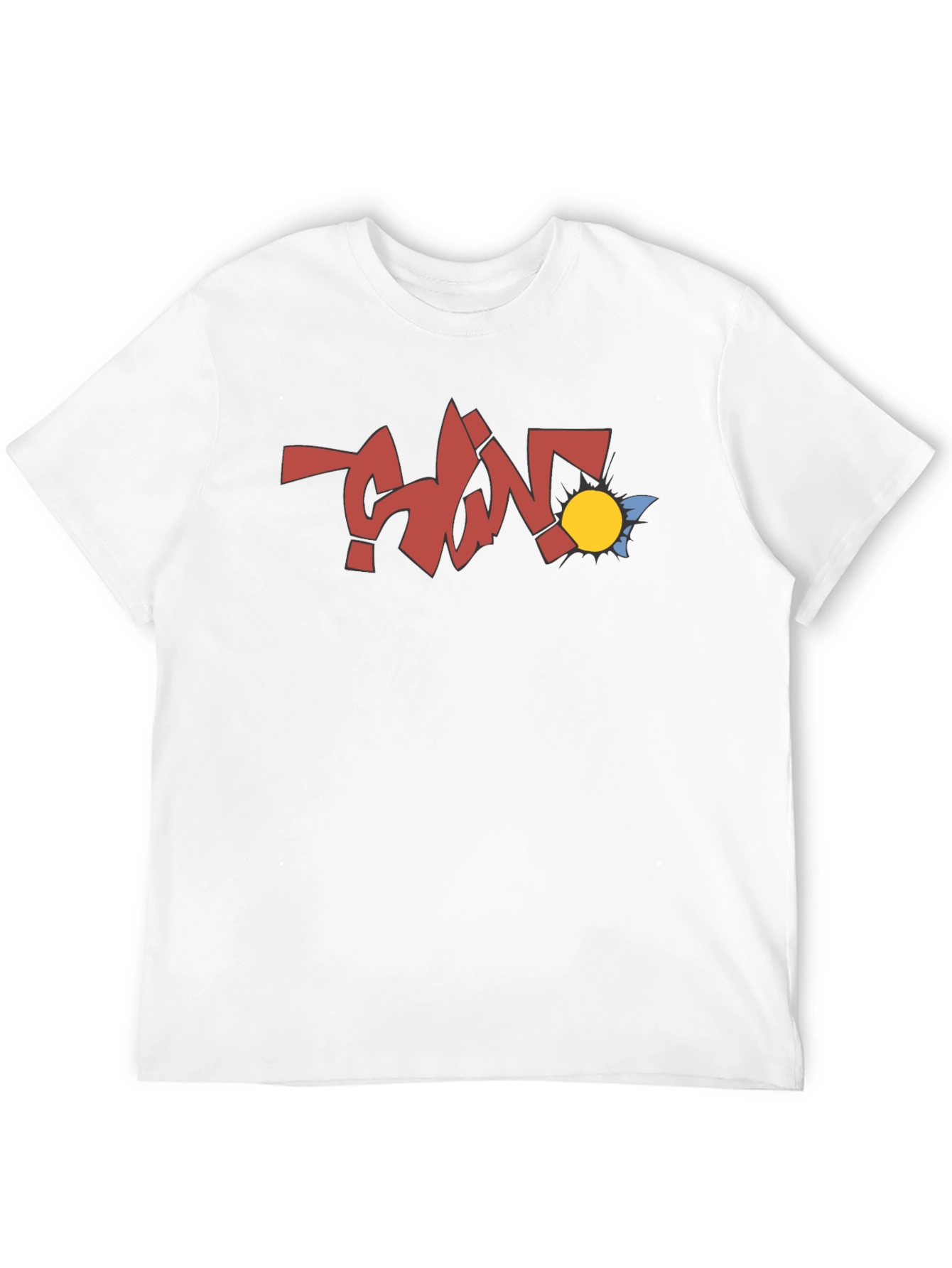 Black Abstract Graphic Print Black T-Shirt view 12