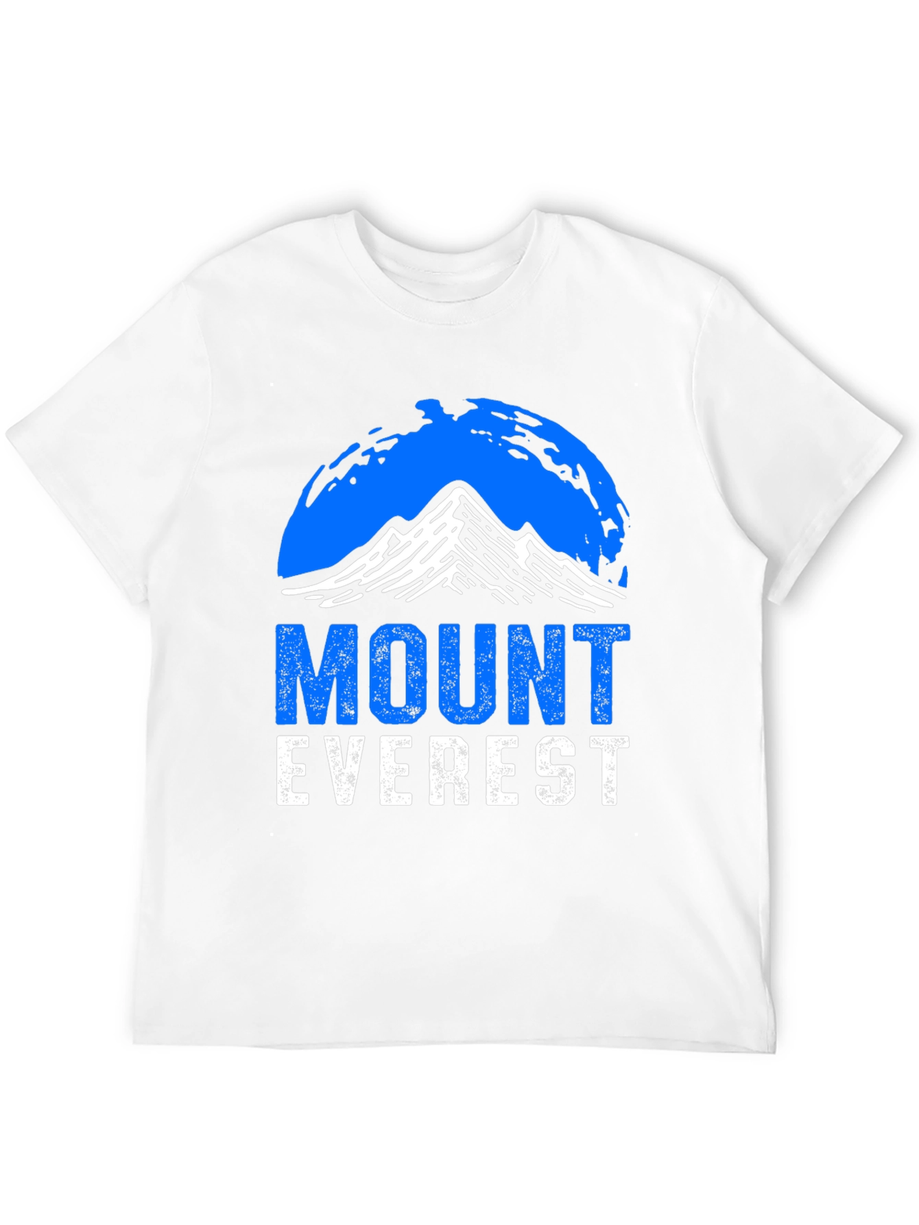 Black Mount Everest Graphic Tee - Black Cotton Casual Shirt view 12