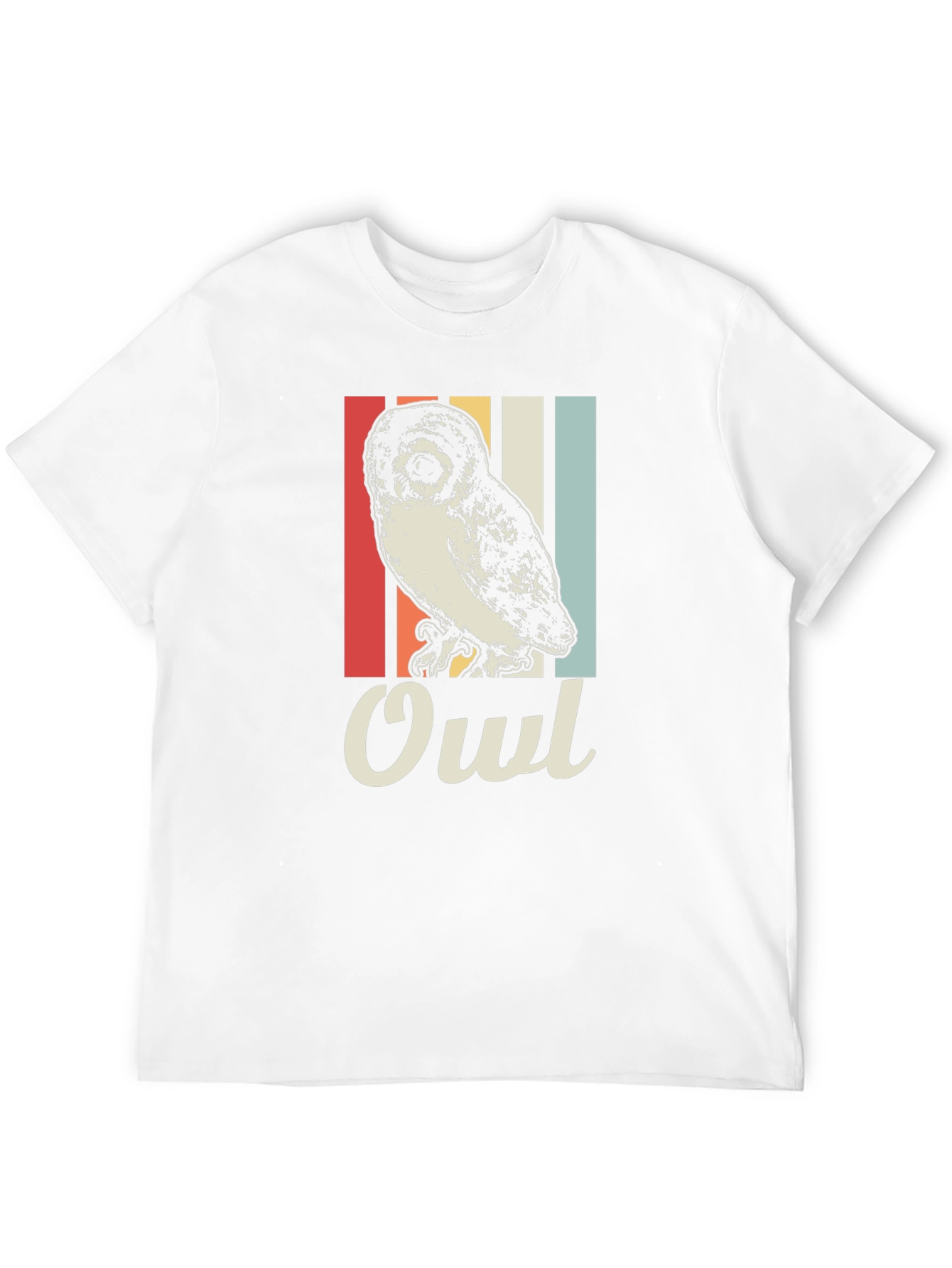 Black Retro Owl T-Shirt - Bird Lover Tee view 12