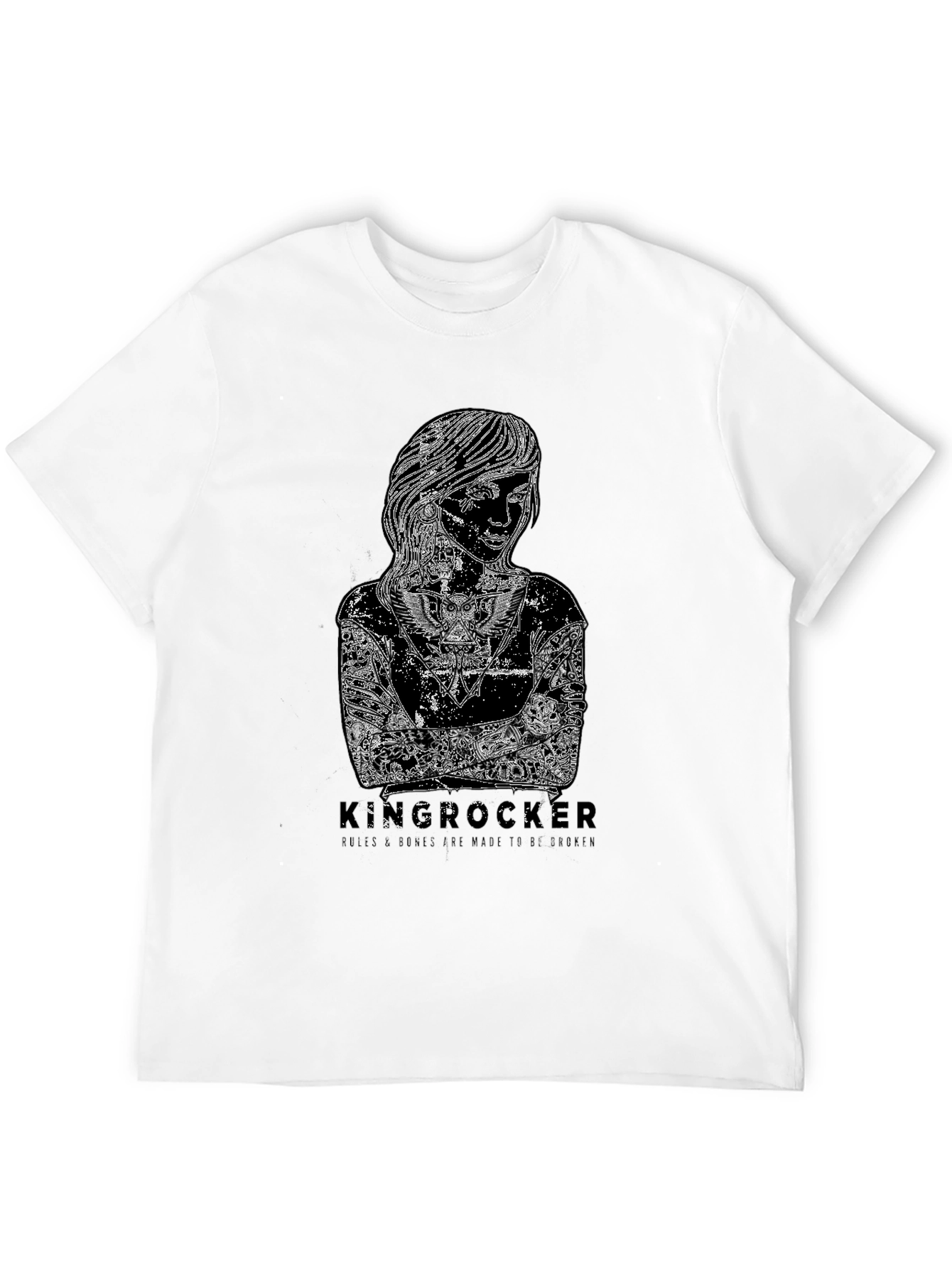 Black Kinserocker Graphic Print Black T-Shirt view 12