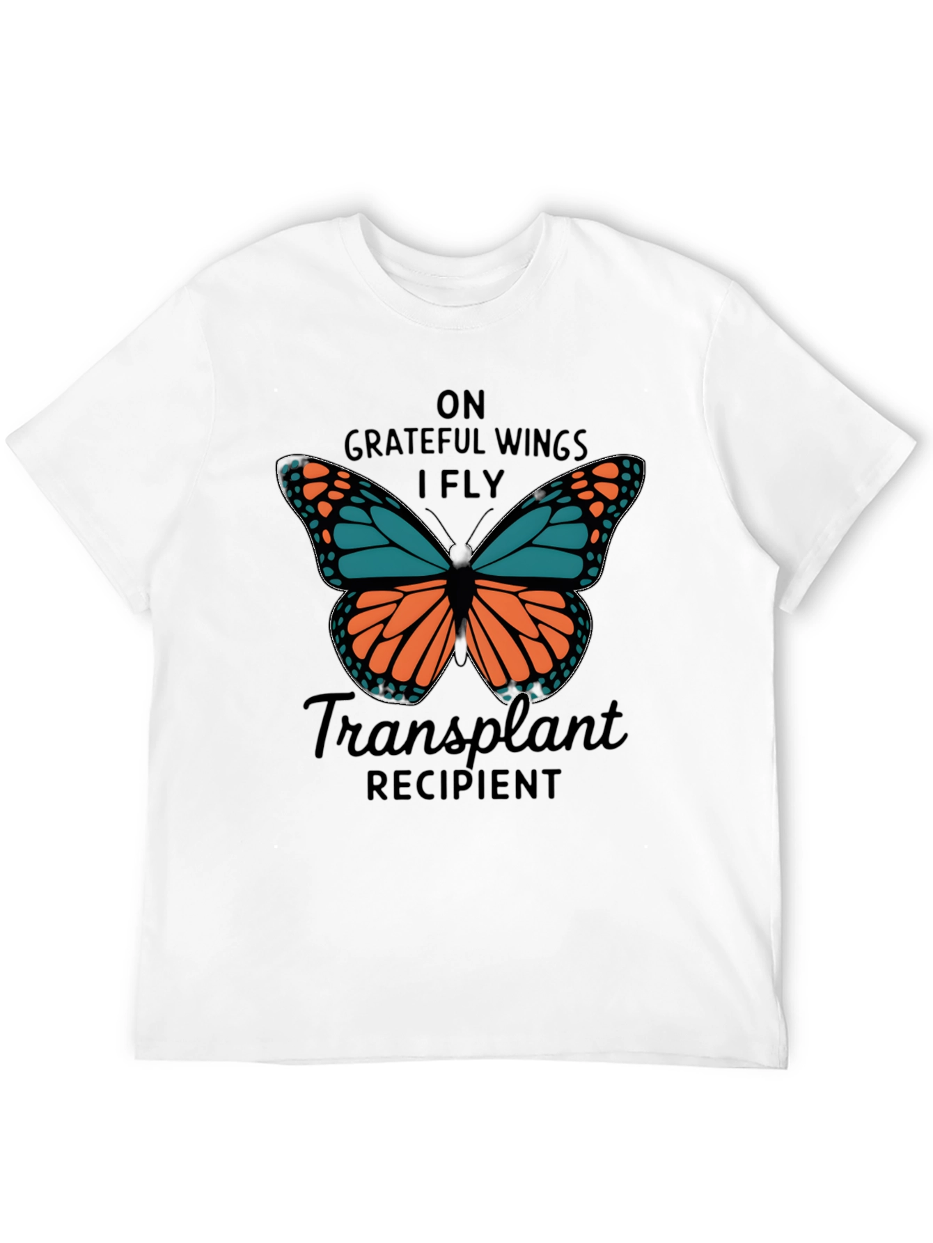 Grateful Wings Transplant Recipient T-Shirt - 12