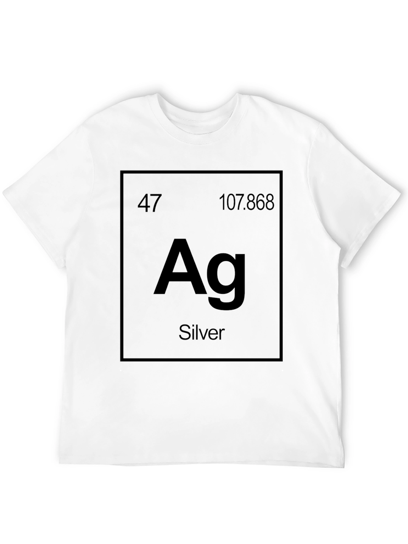 Silver Element Periodic Table T-Shirt - 12