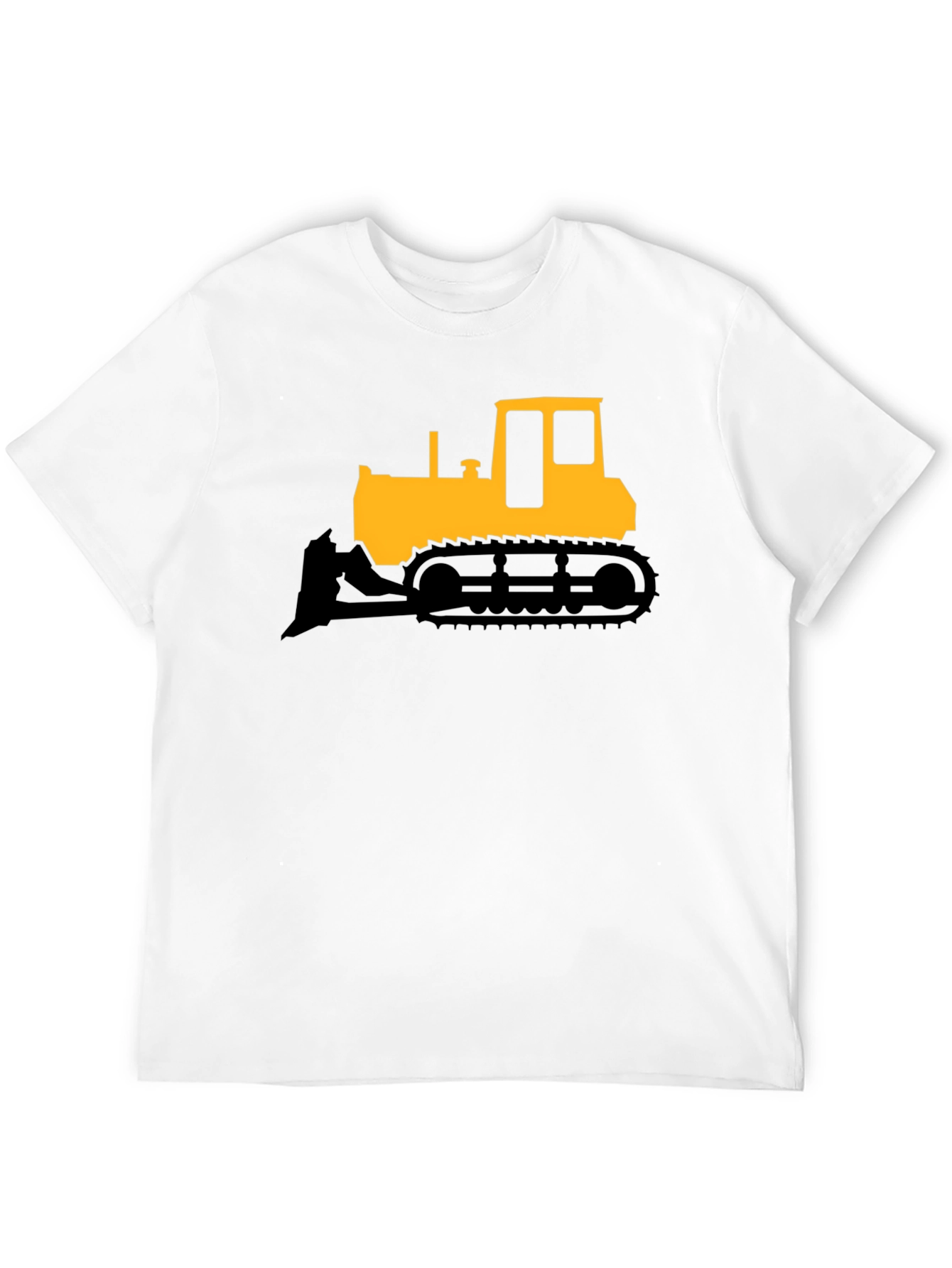 Black Bulldozer Graphic T-Shirt - Heavy Equipment Tee view 12