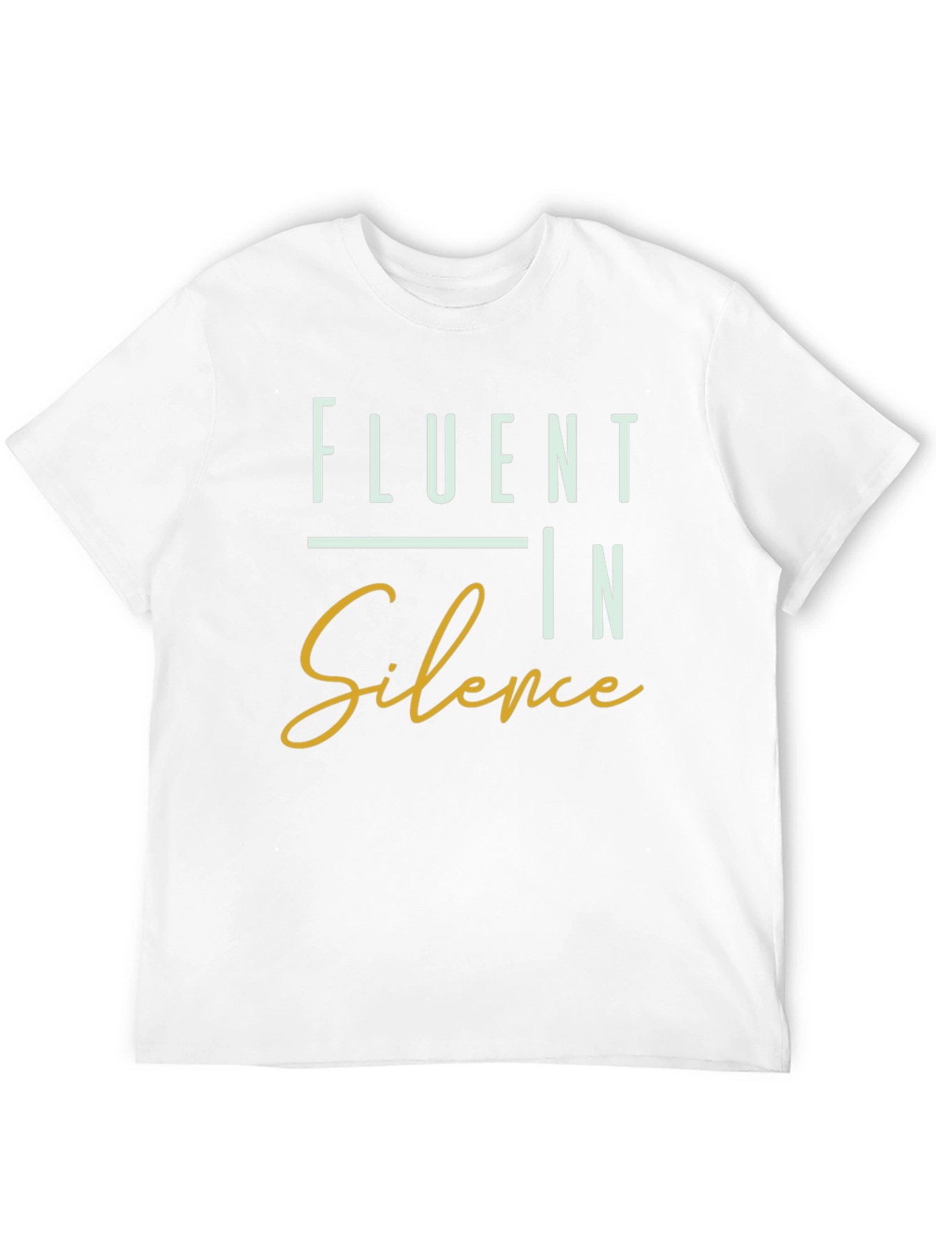 Black Fluent In Silence Graphic T-Shirt - Black view 12