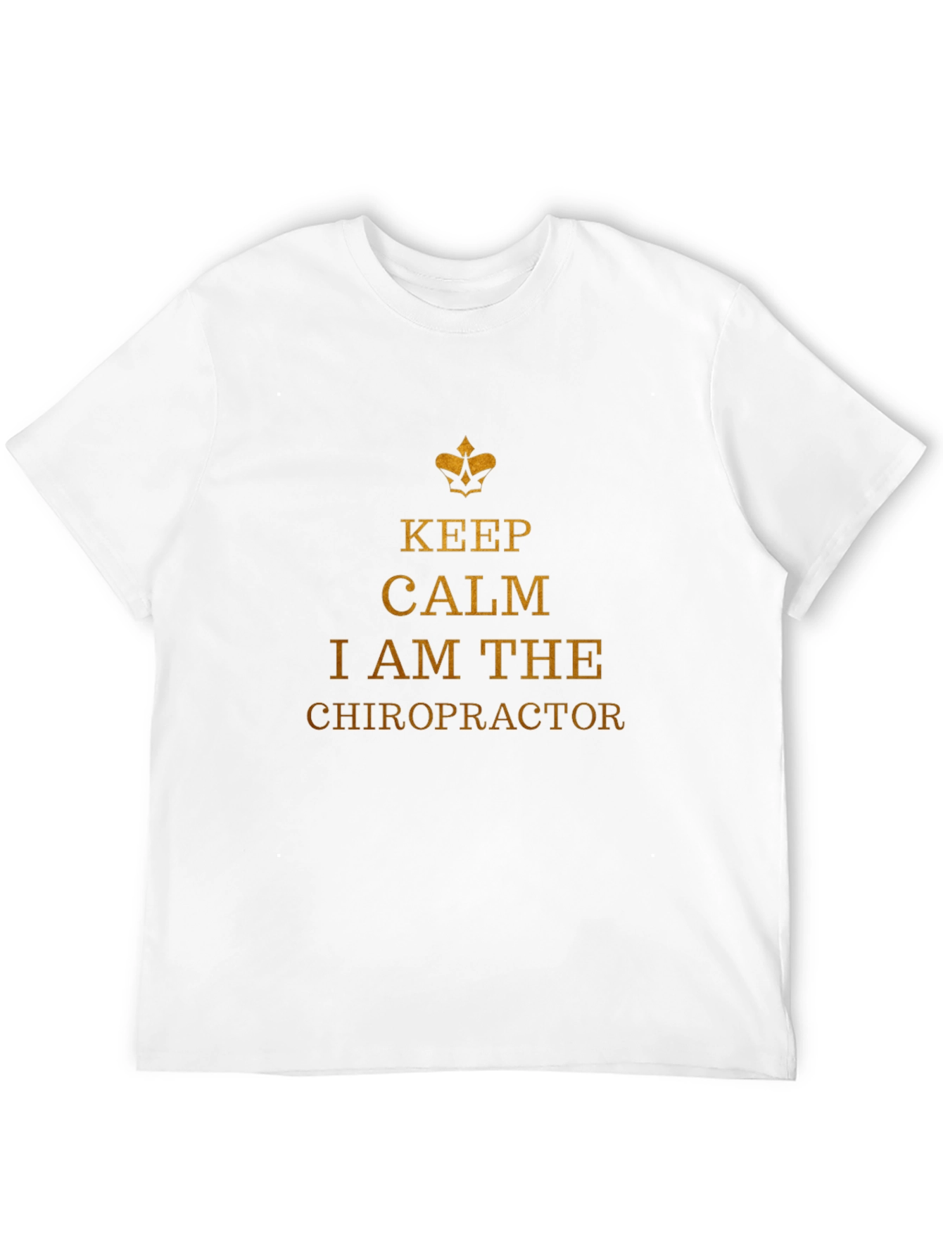 Black Keep Calm I Am The Chiropractor T-Shirt view 12