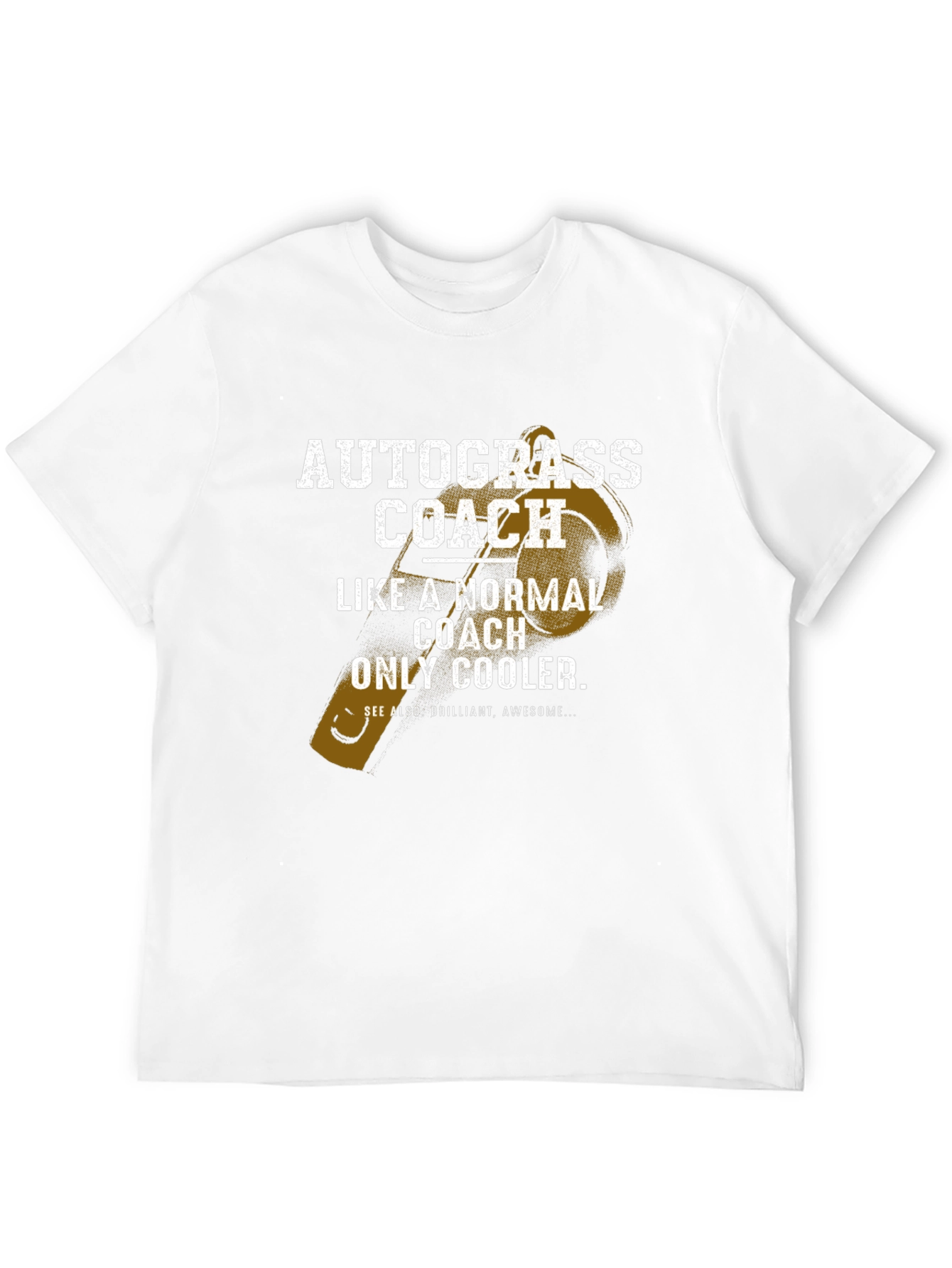 Black Autograss Coach Funny T-Shirt - Cool Coach Tee view 12