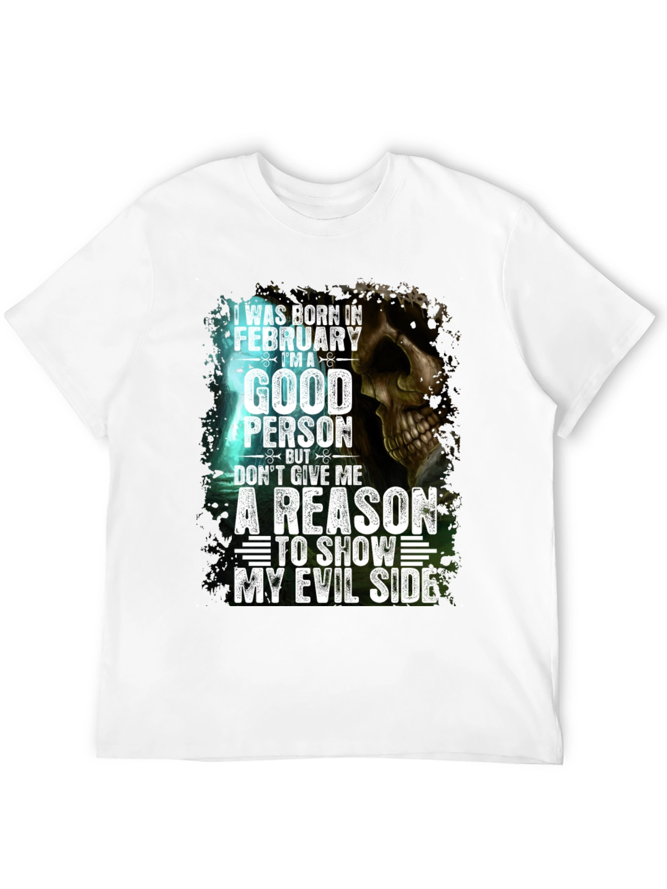 Black February Good Person Evil Side Graphic Tee view 12