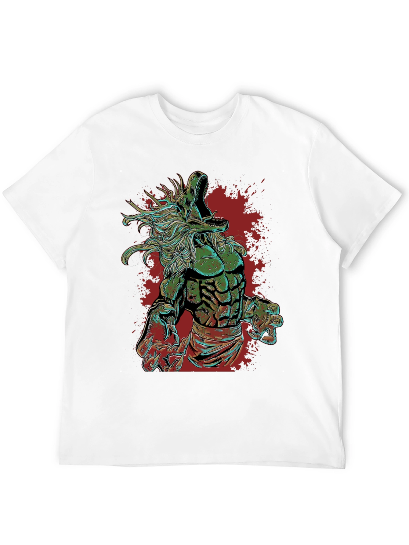 Black Monster Graphic Print Tee view 12