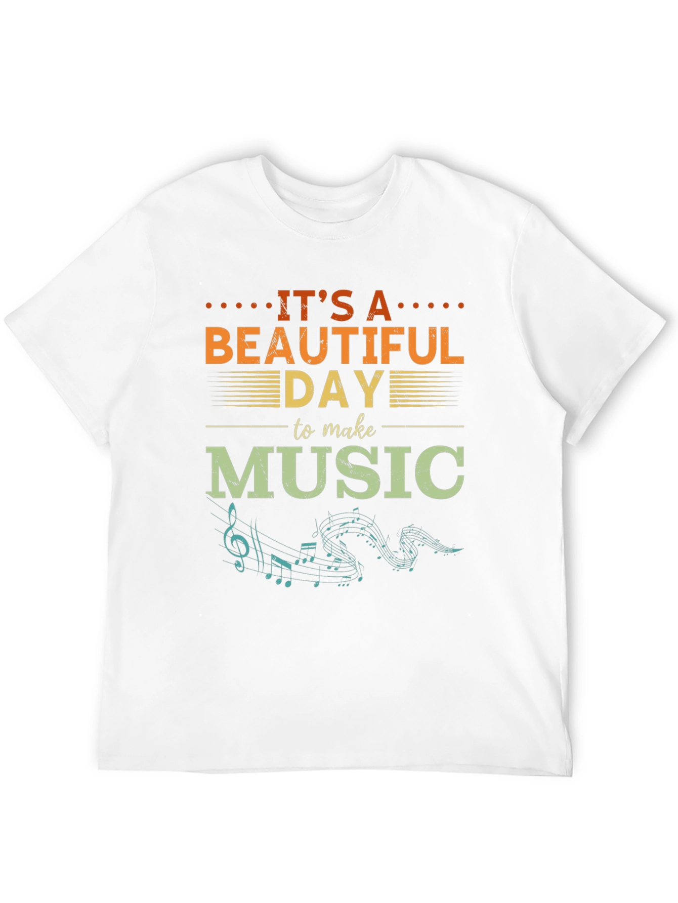 Black It's A Beautiful Day To Make Music T-Shirt view 12