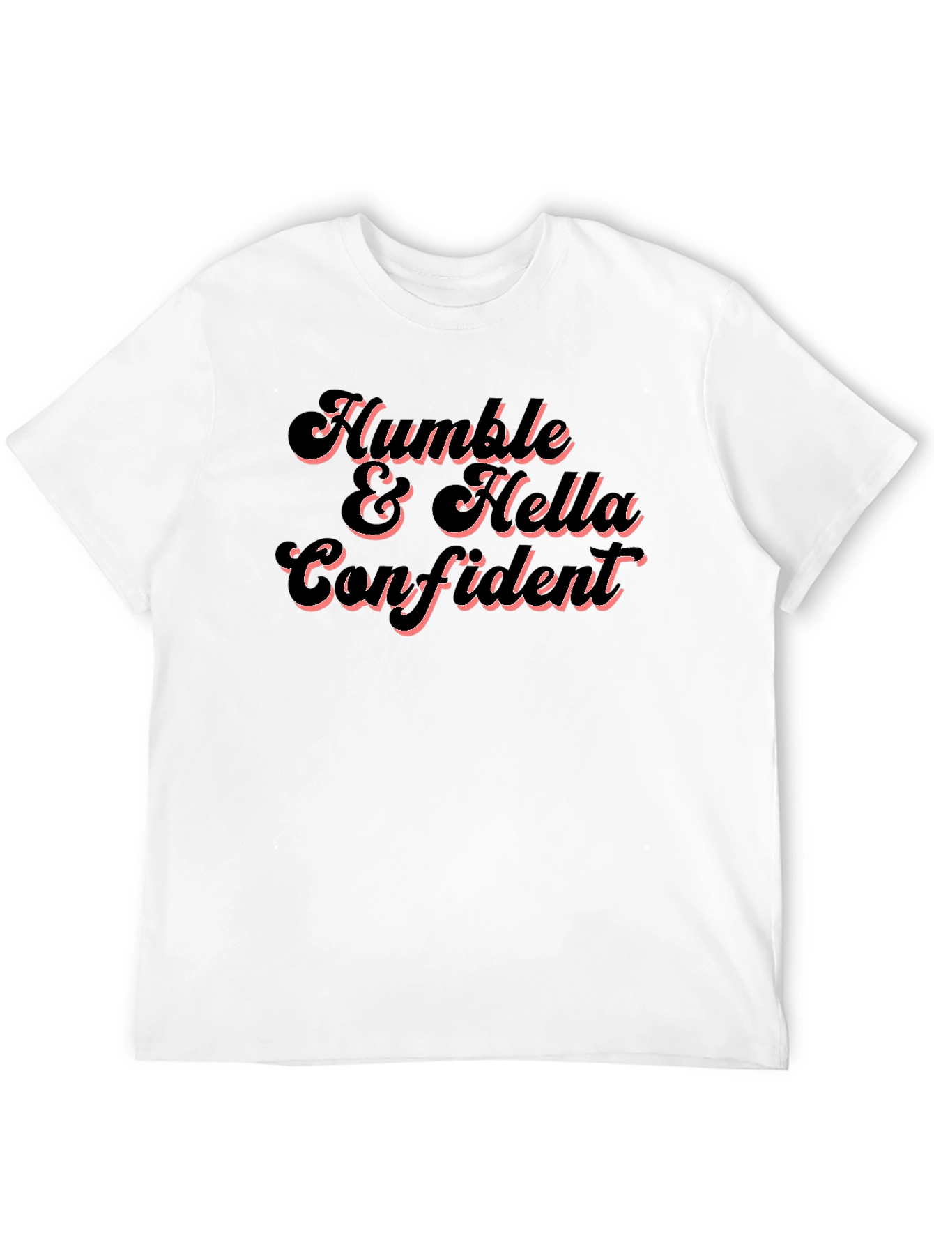 Black Humble & Hella Confident Graphic Tee view 12