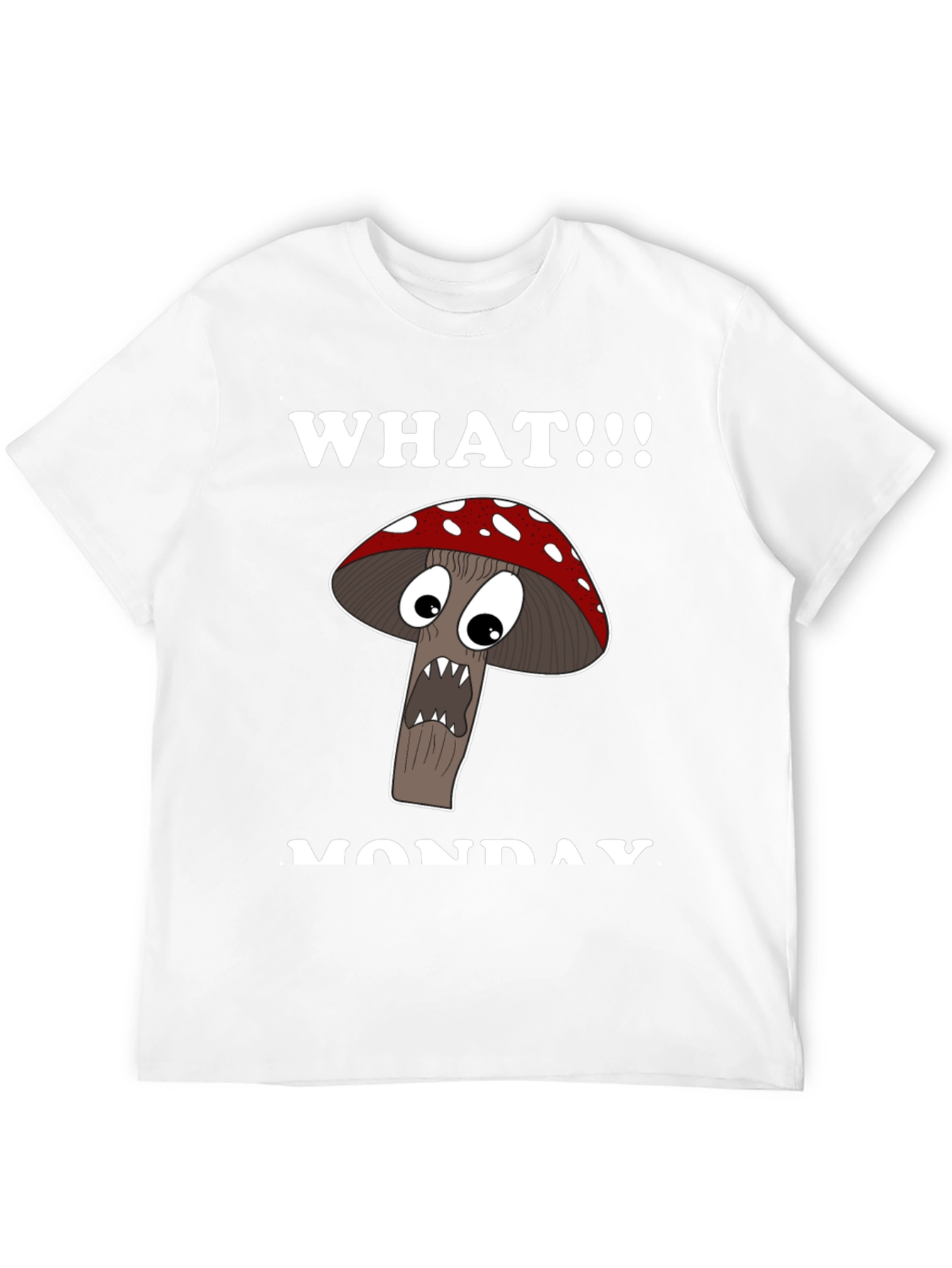 Black Funny Mushroom Monday T-Shirt view 12