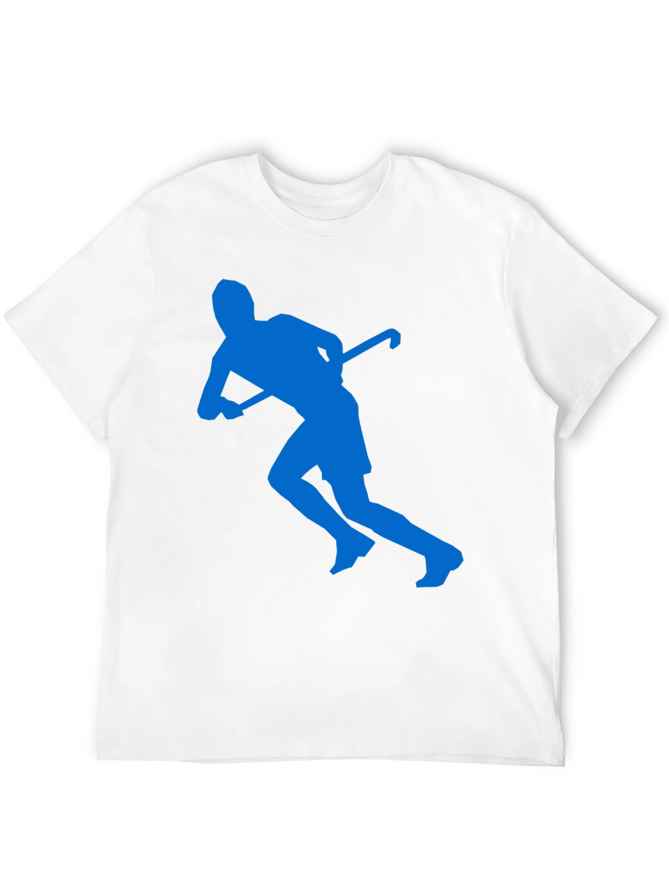 Black Hockey Player Graphic T-Shirt view 12