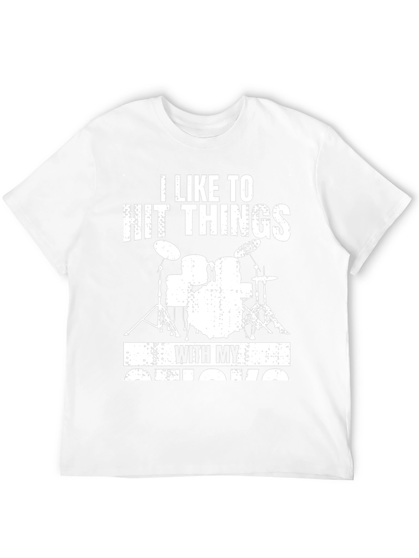 Black I Like To Hit Things With My Sticks T-Shirt view 12