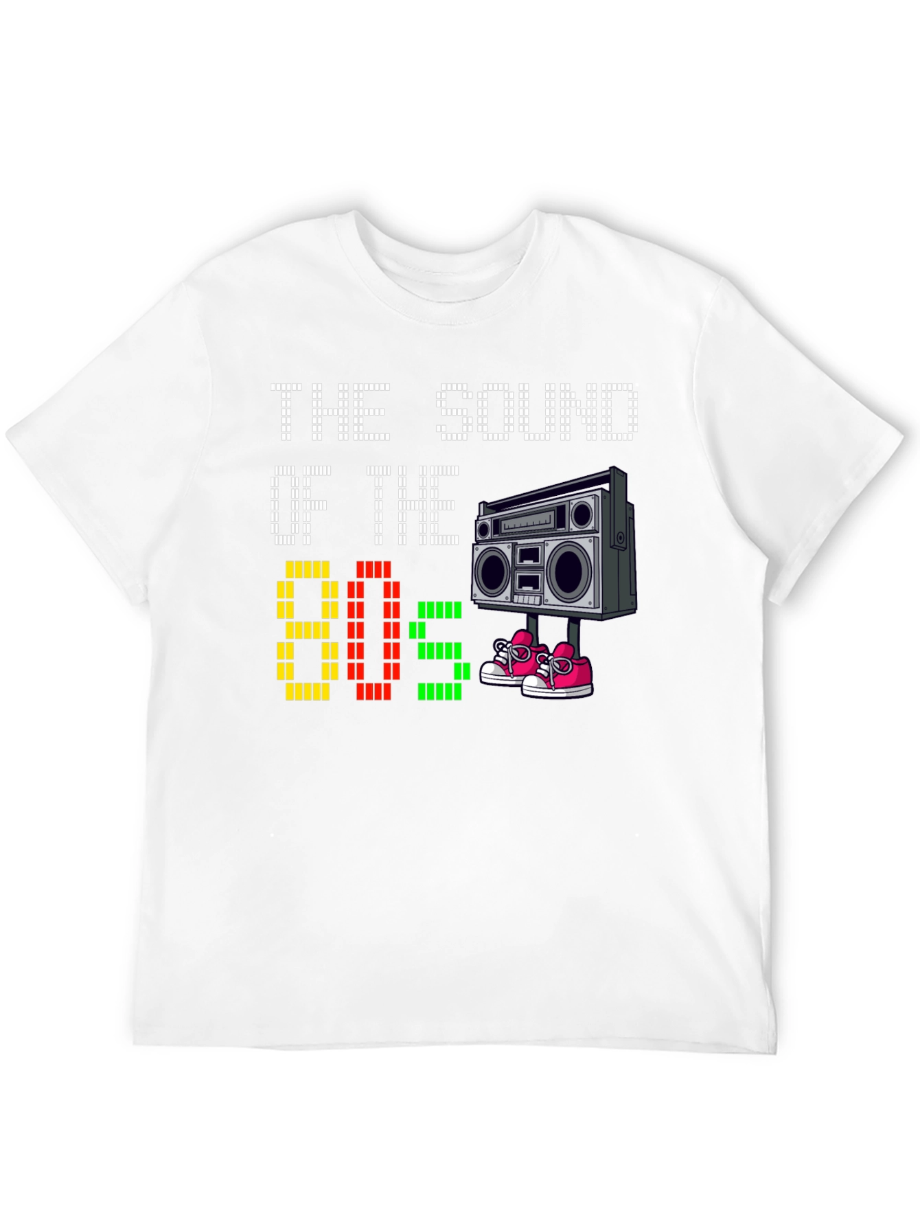 Black Retro 80s Sound T-Shirt view 12