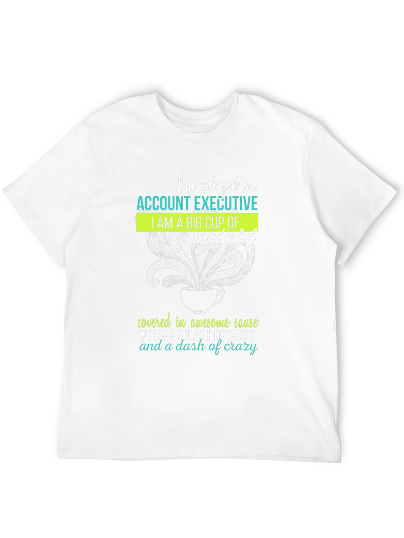 Black Account Executive Sassy T-Shirt view 12