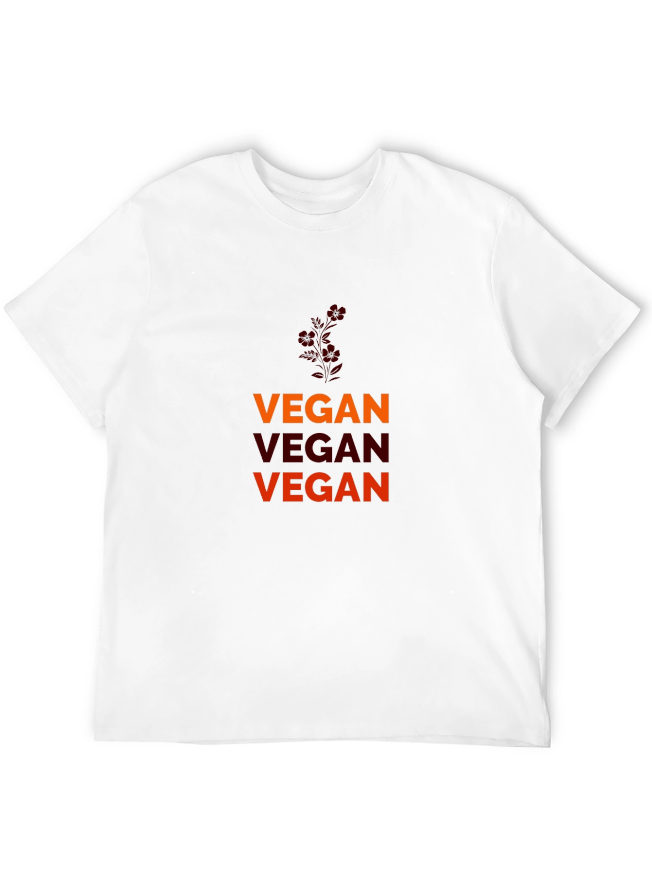 Black Vegan Graphic Tee - Unisex Black T-Shirt view 12