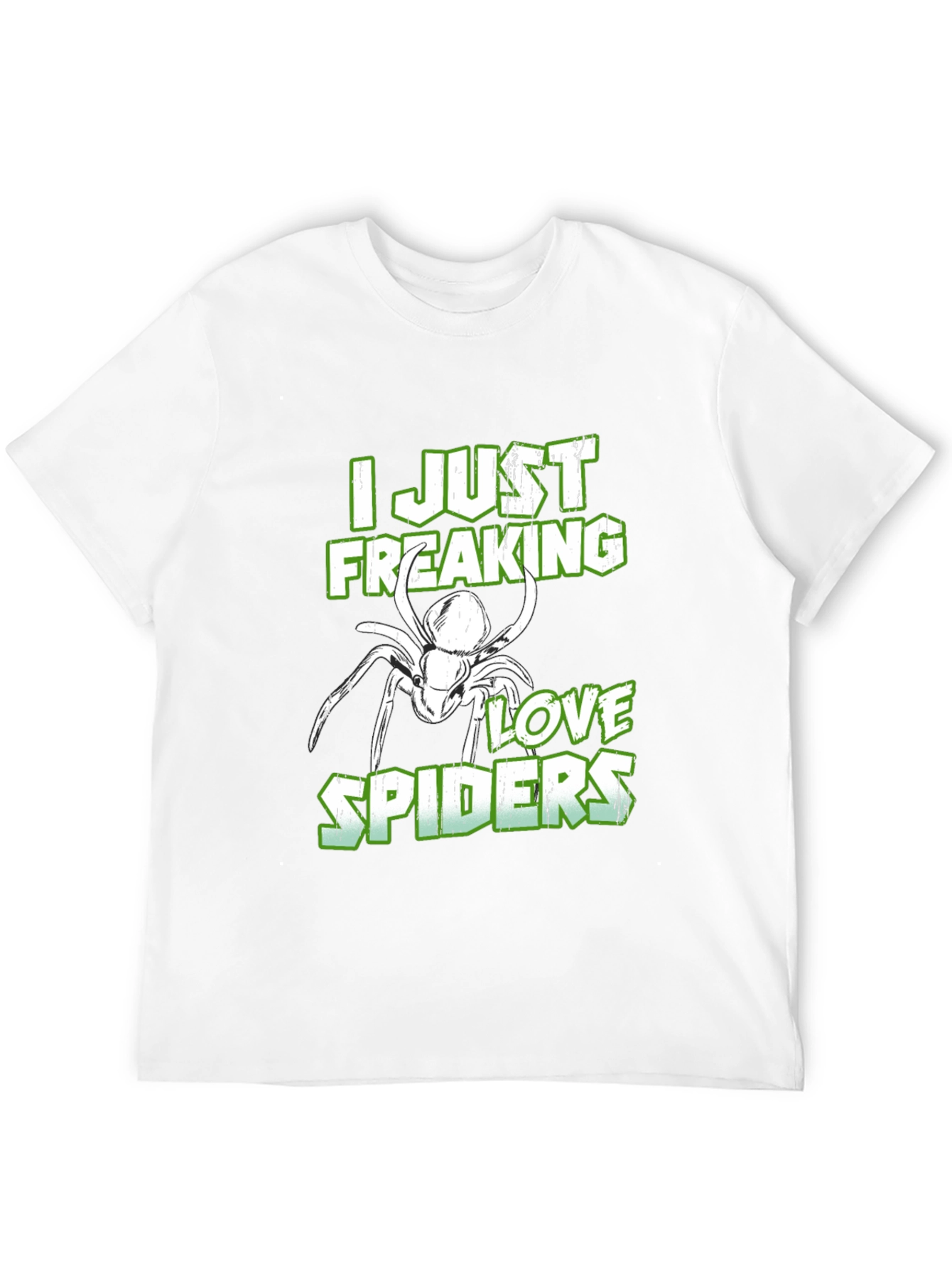 Black I Just Freaking Love Spiders T-Shirt view 12