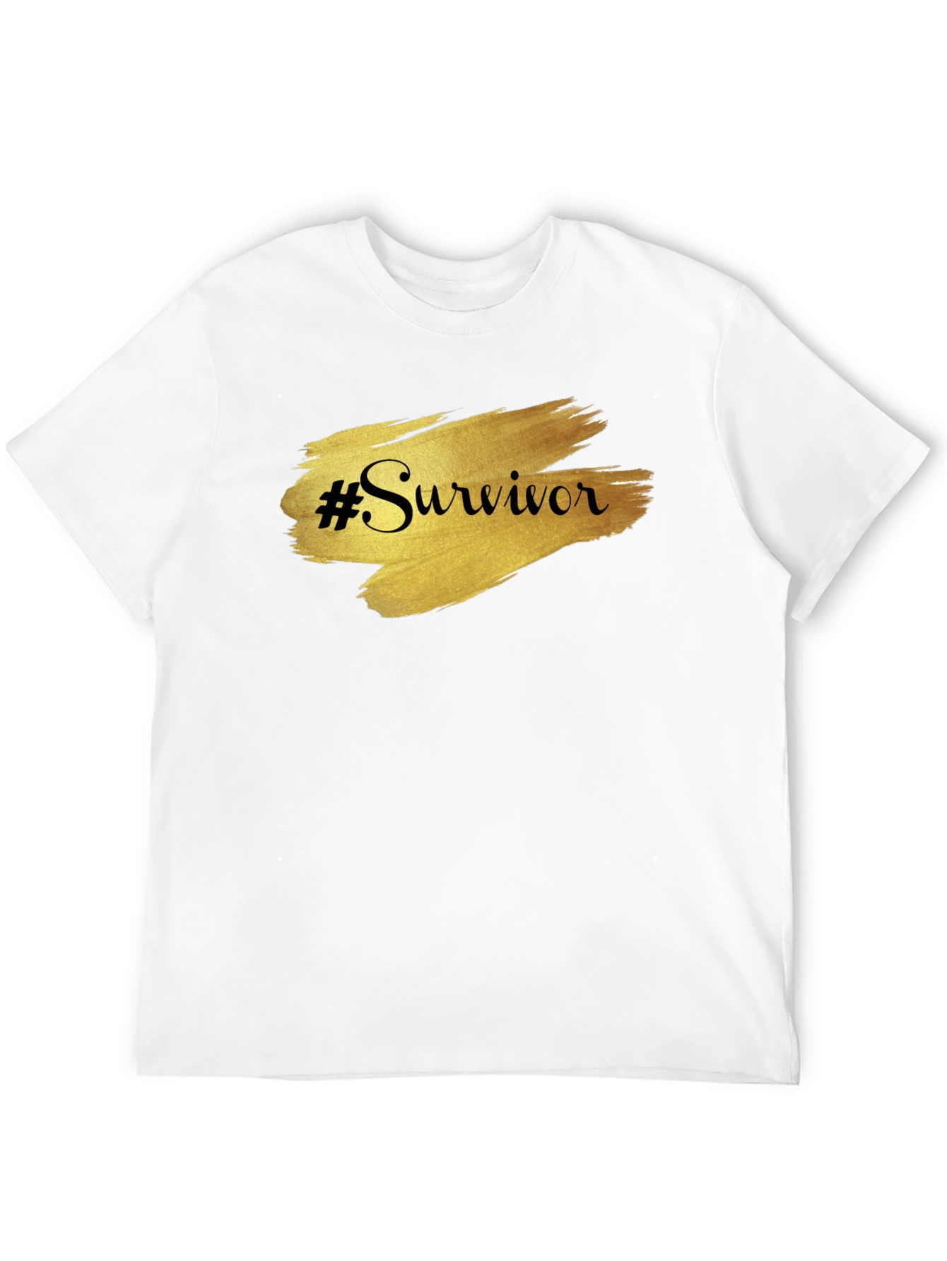 Black Survivor Graphic Tee - Black Unisex T-Shirt view 12