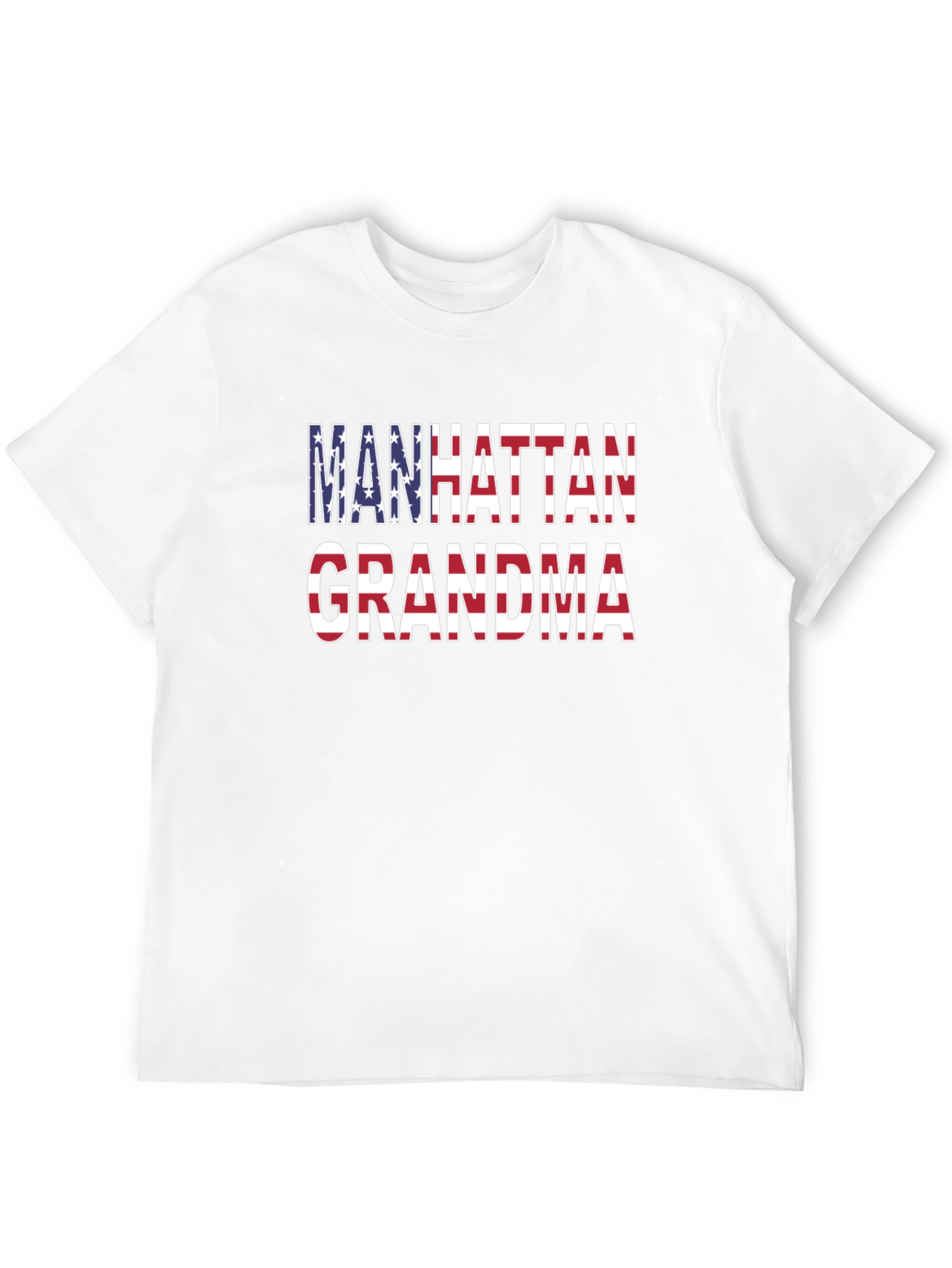 Black Manhattan Grandma Patriotic T-Shirt view 12
