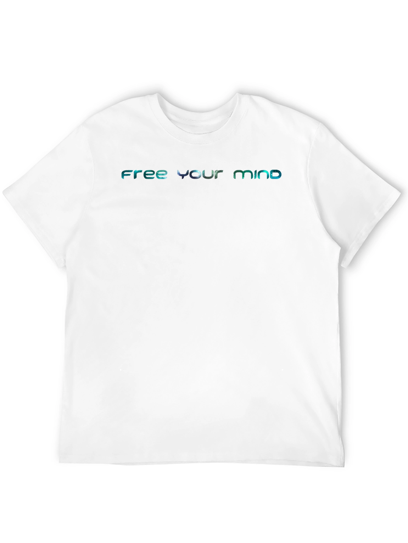 Black Free Your Mind Graphic Tee - Black Casual T-Shirt view 12