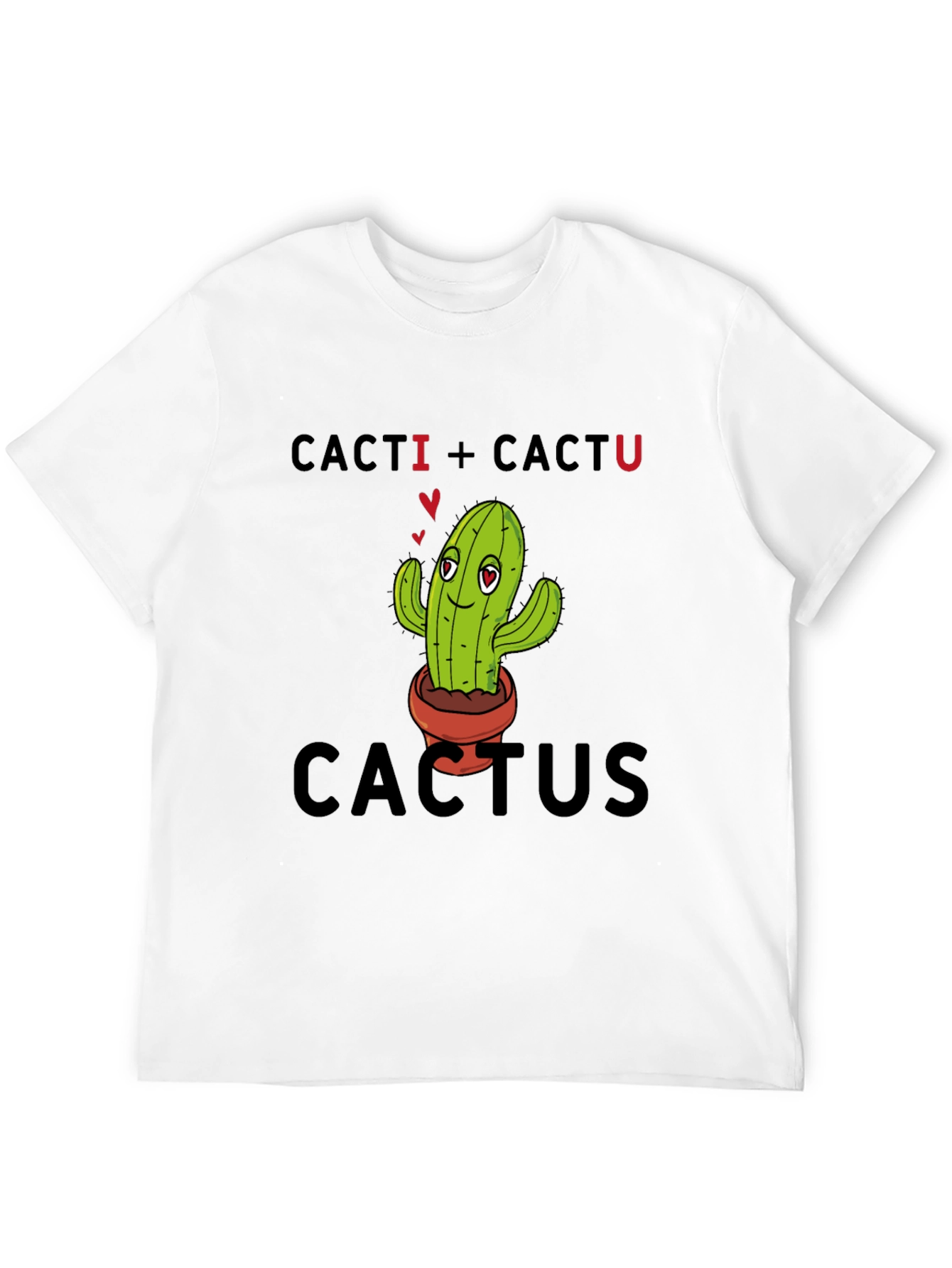 Black Cacti + Cactu Cactus T-Shirt view 12