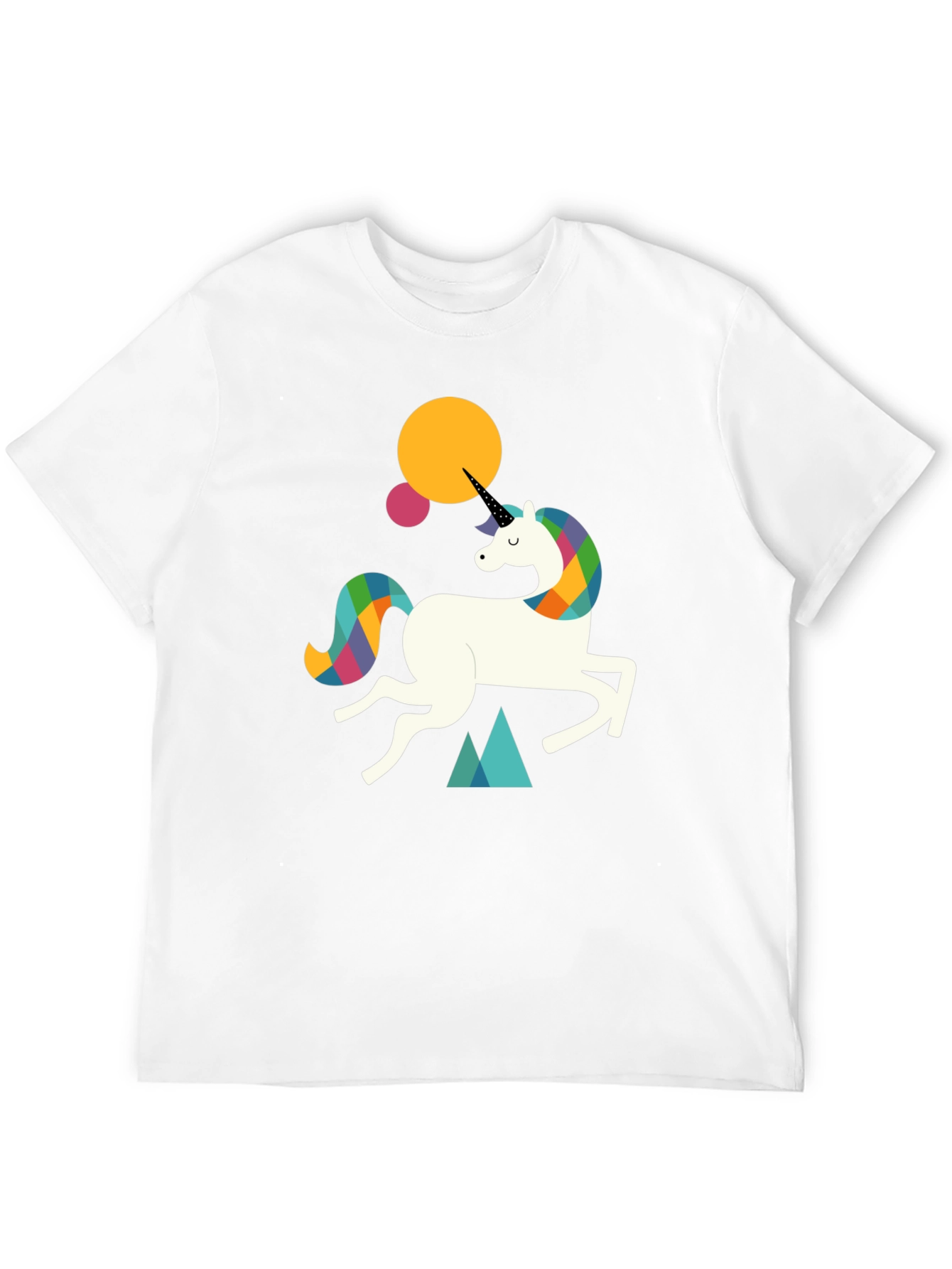 Black Unicorn Graphic Tee - Fun & Stylish Black T-Shirt view 12