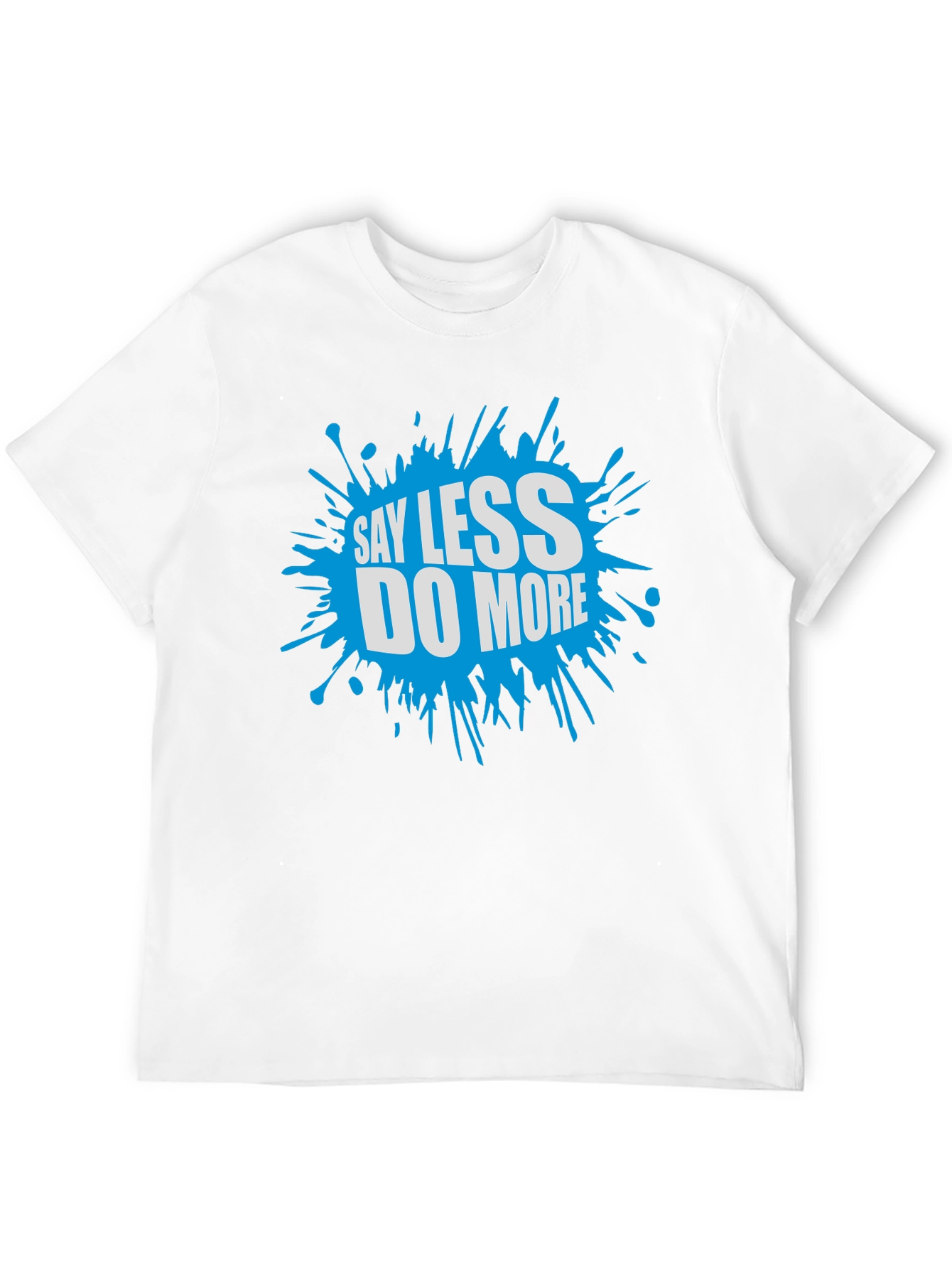 Black Say Less Do More Graphic Tee - Black view 12