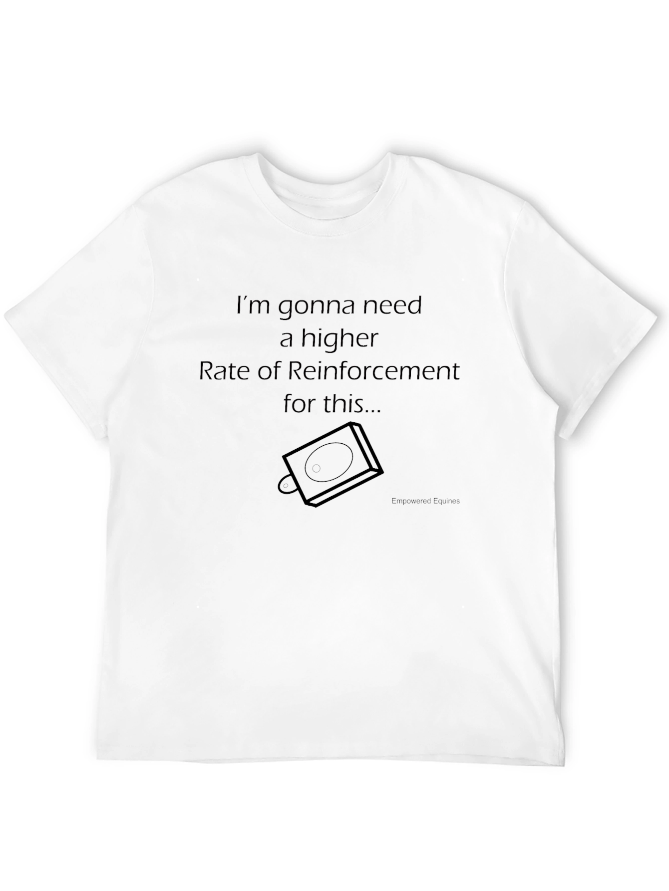 Black Higher Reinforcement Funny Graphic T-Shirt view 12