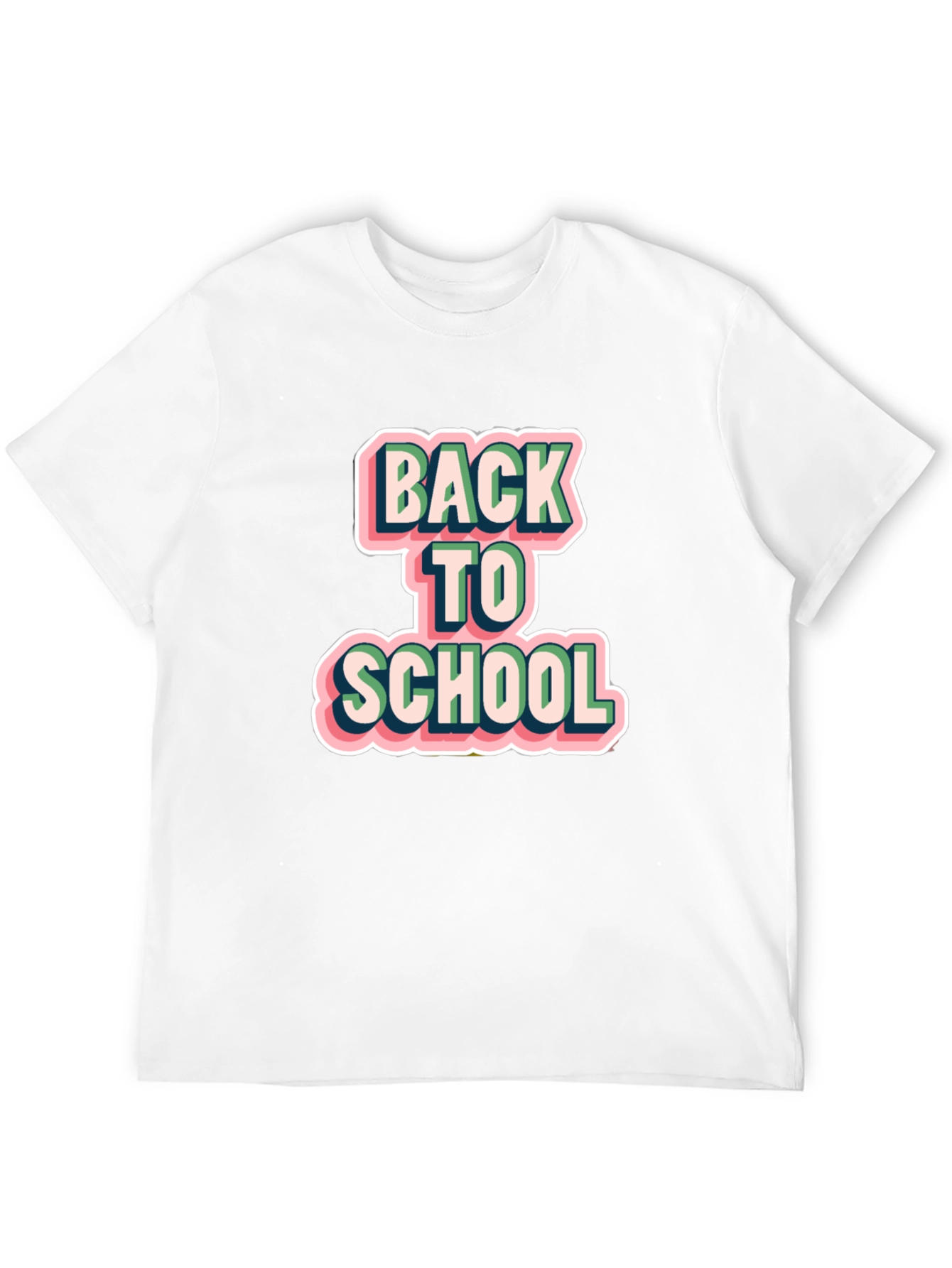 Black Back to School Graphic Tee - Black view 12