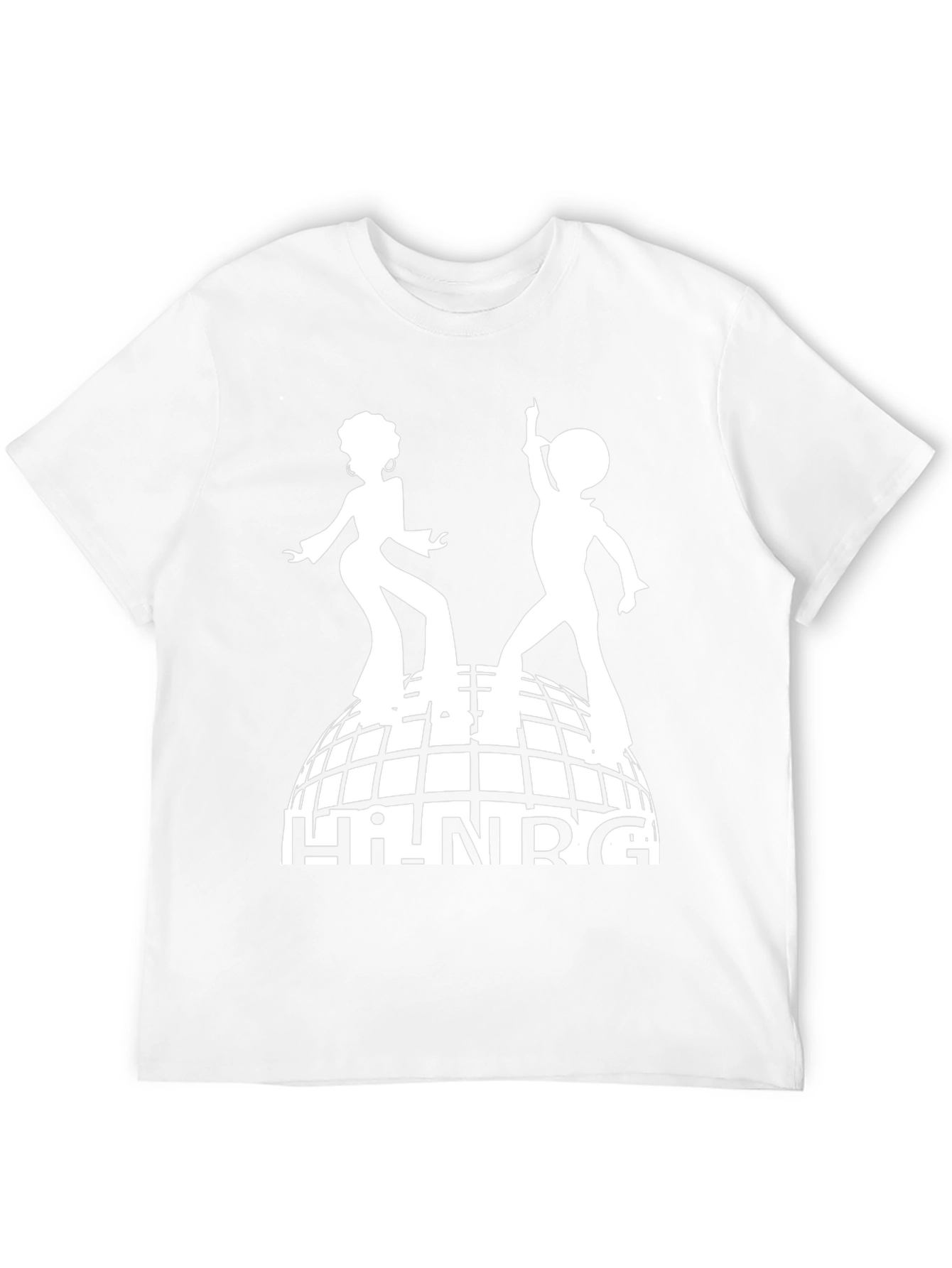 Black Retro Disco T-Shirt - Hi NRG Dance Tee view 12