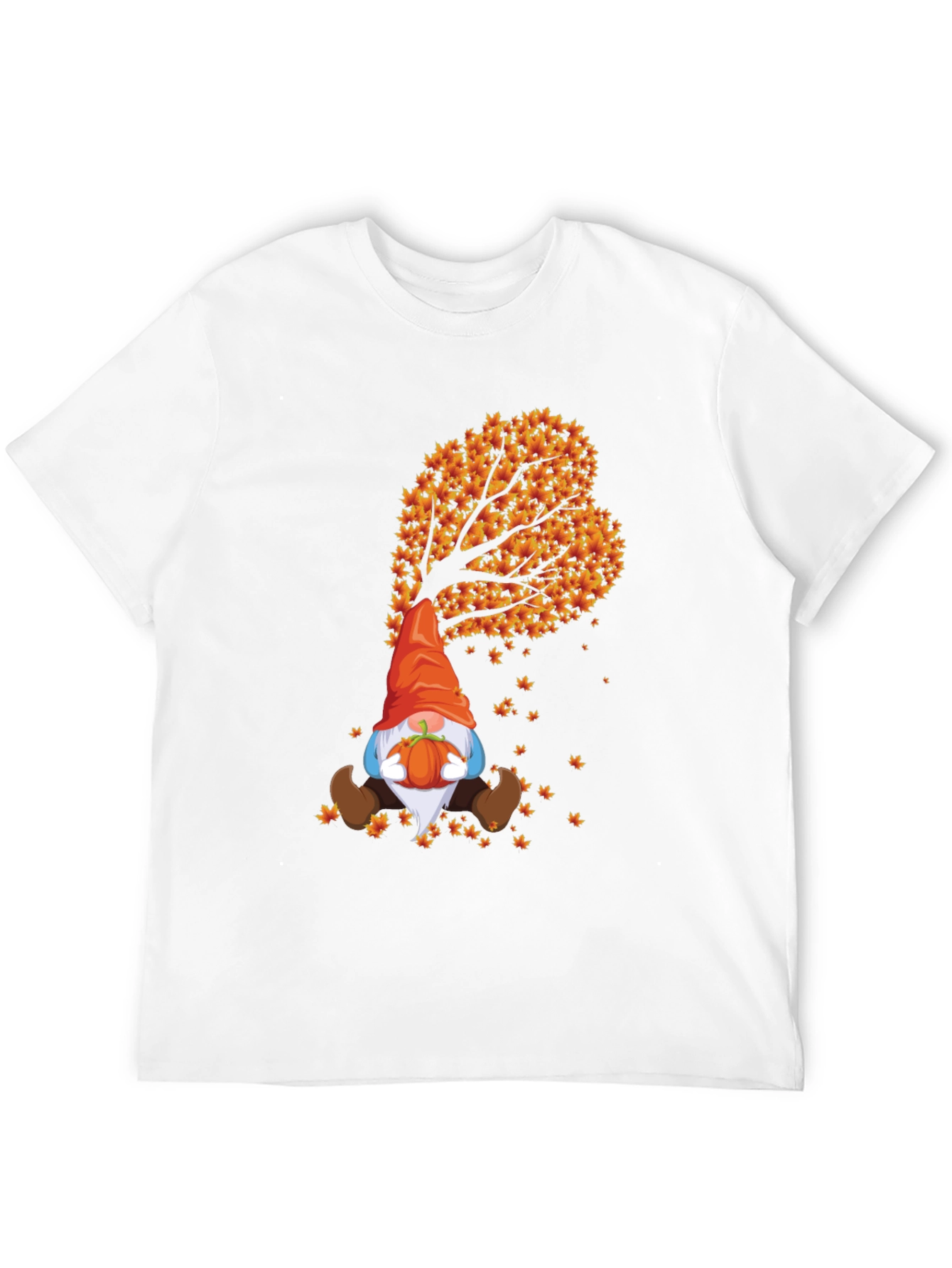 Fall Gnome T-Shirt - Autumn Leaf Design - 12