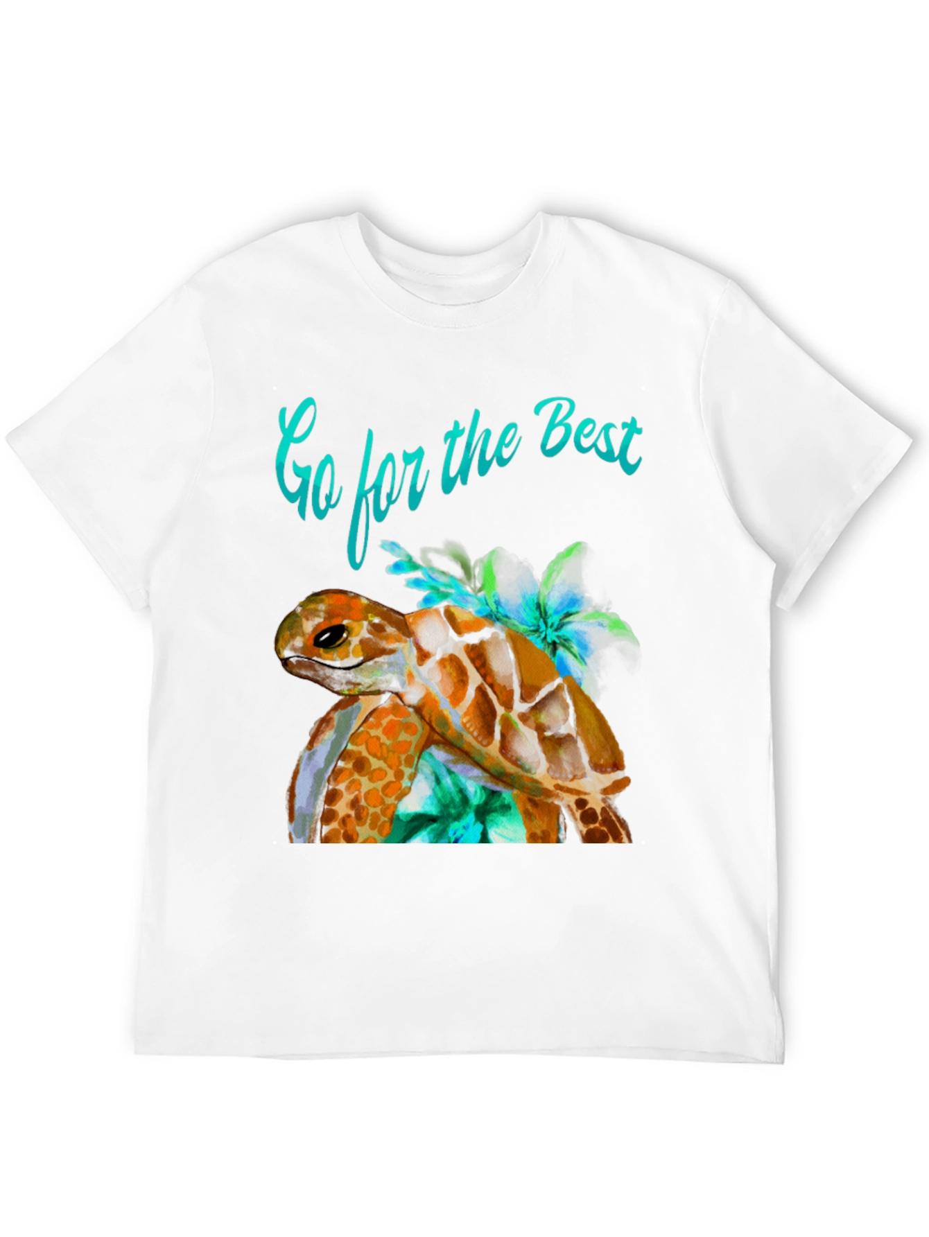Black Turtle Graphic Tee - Go for the Best! view 12