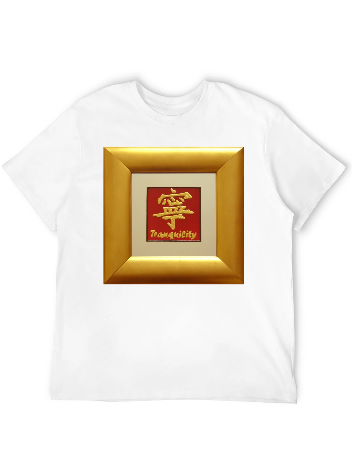 Black Tranquility Framed Graphic Tee view 12