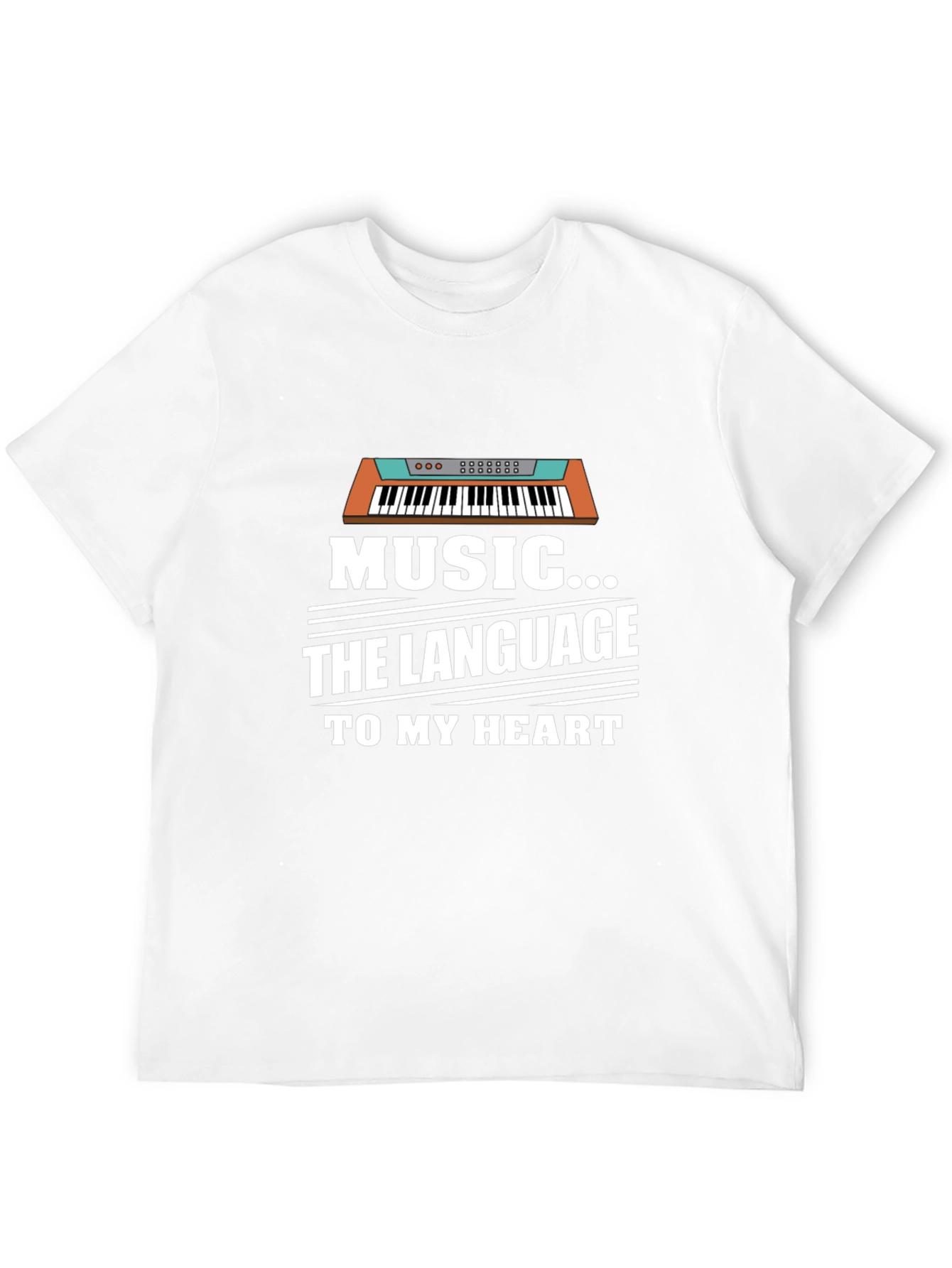 Black Music is the Language to My Heart T-Shirt view 12