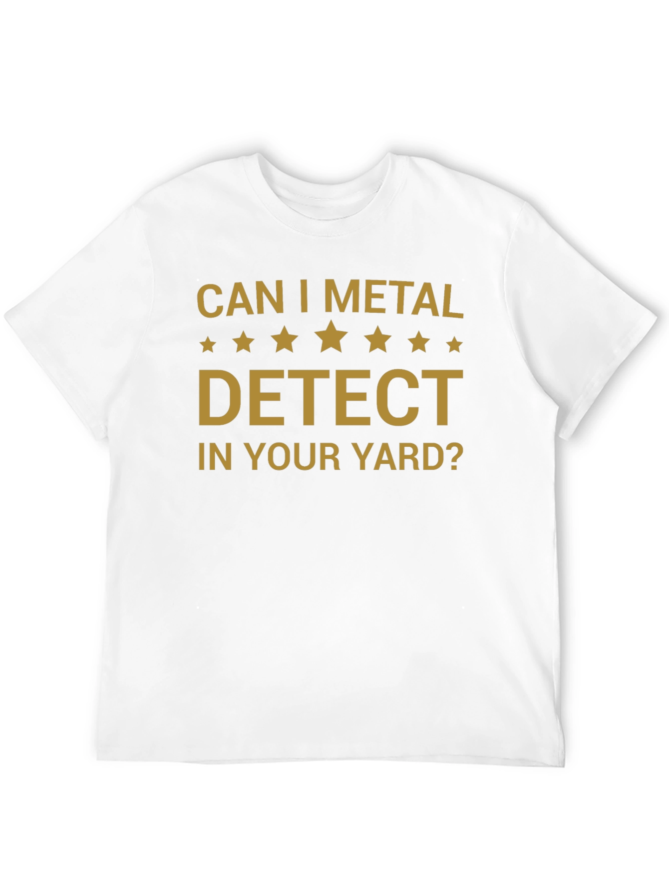Black Metal Detecting Humor T-Shirt view 12