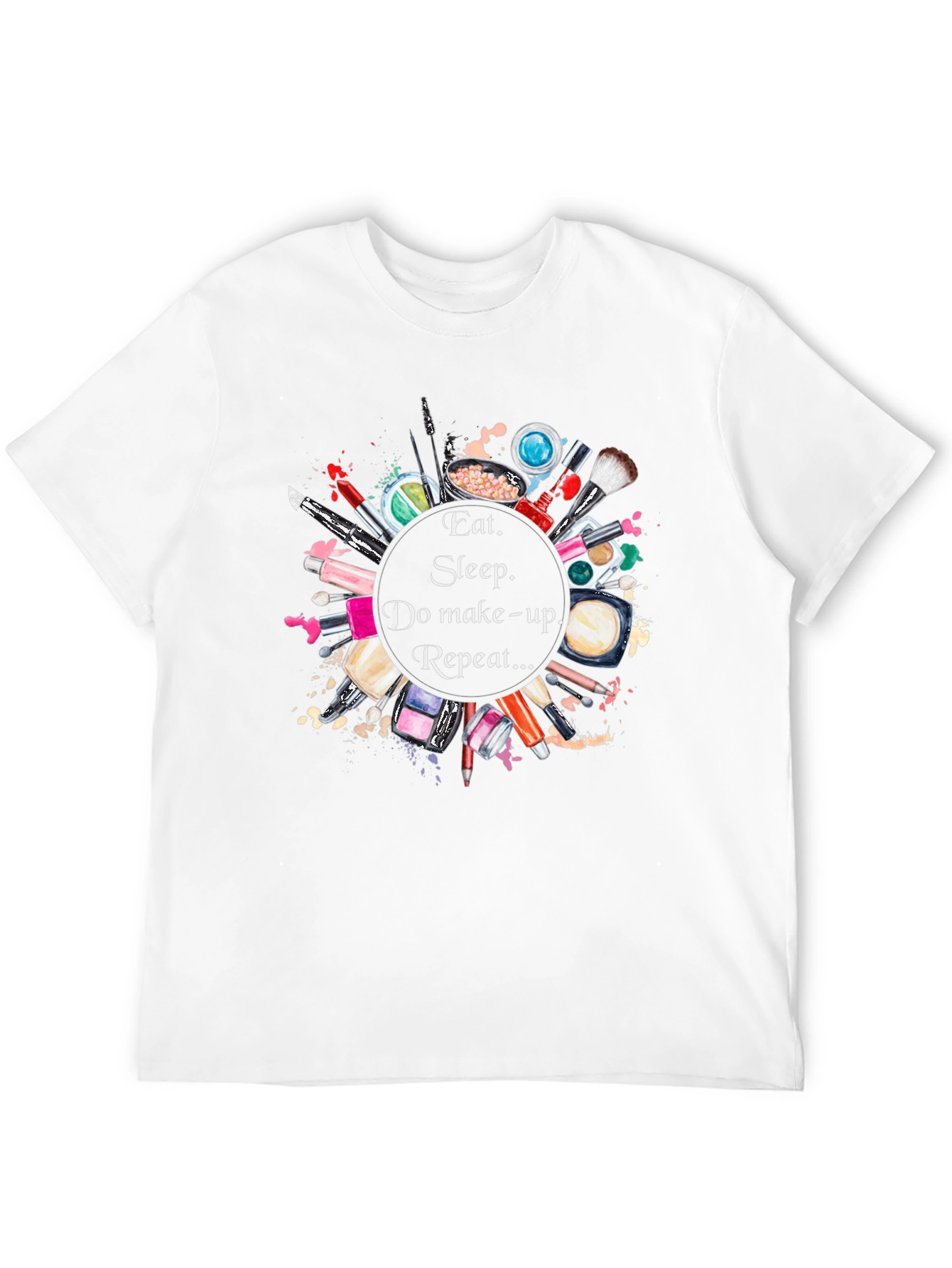 Black Eat Sleep Makeup Repeat Black Graphic Tee view 12