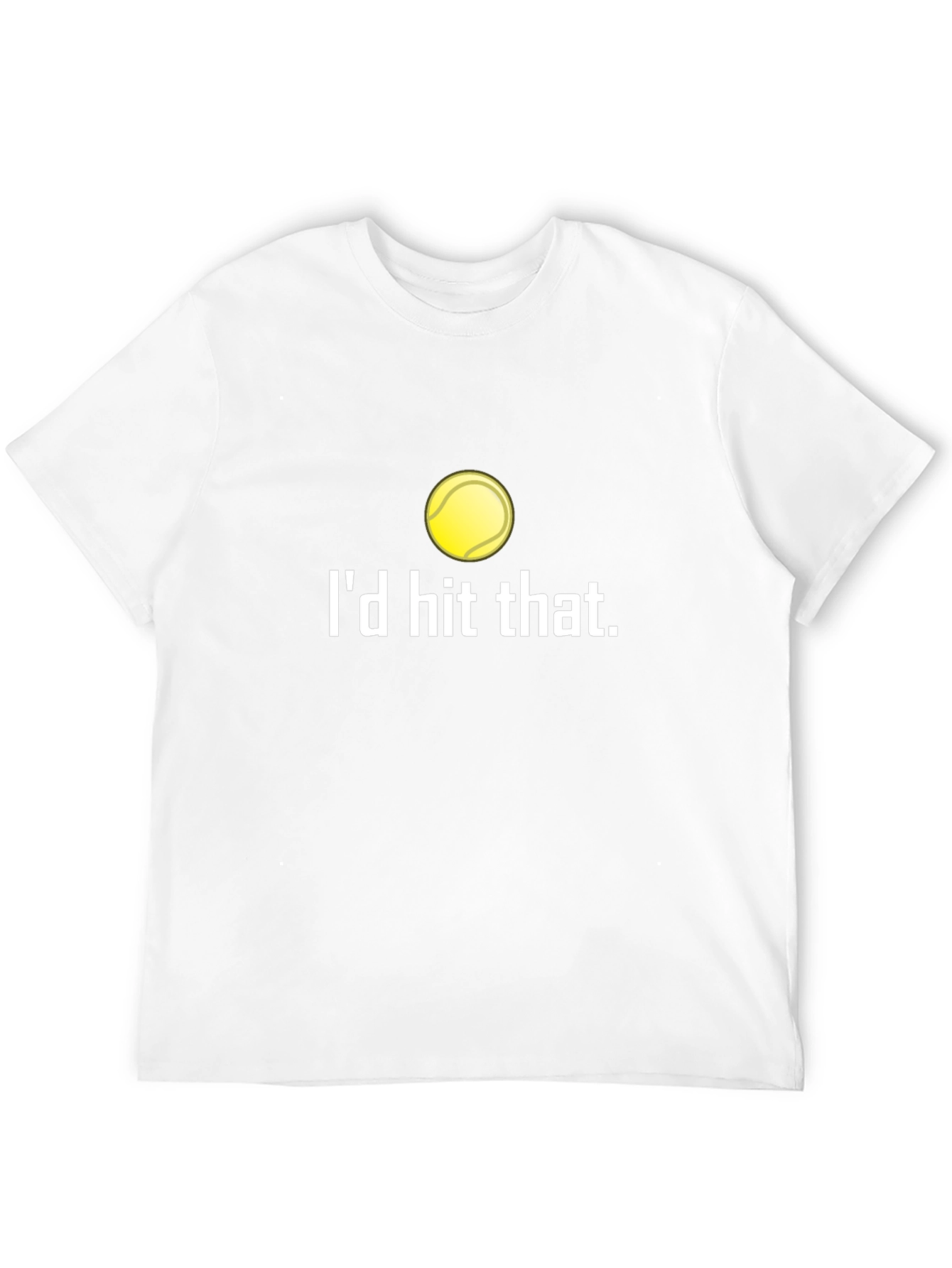 Black I'd Hit That Tennis Graphic Tee view 12