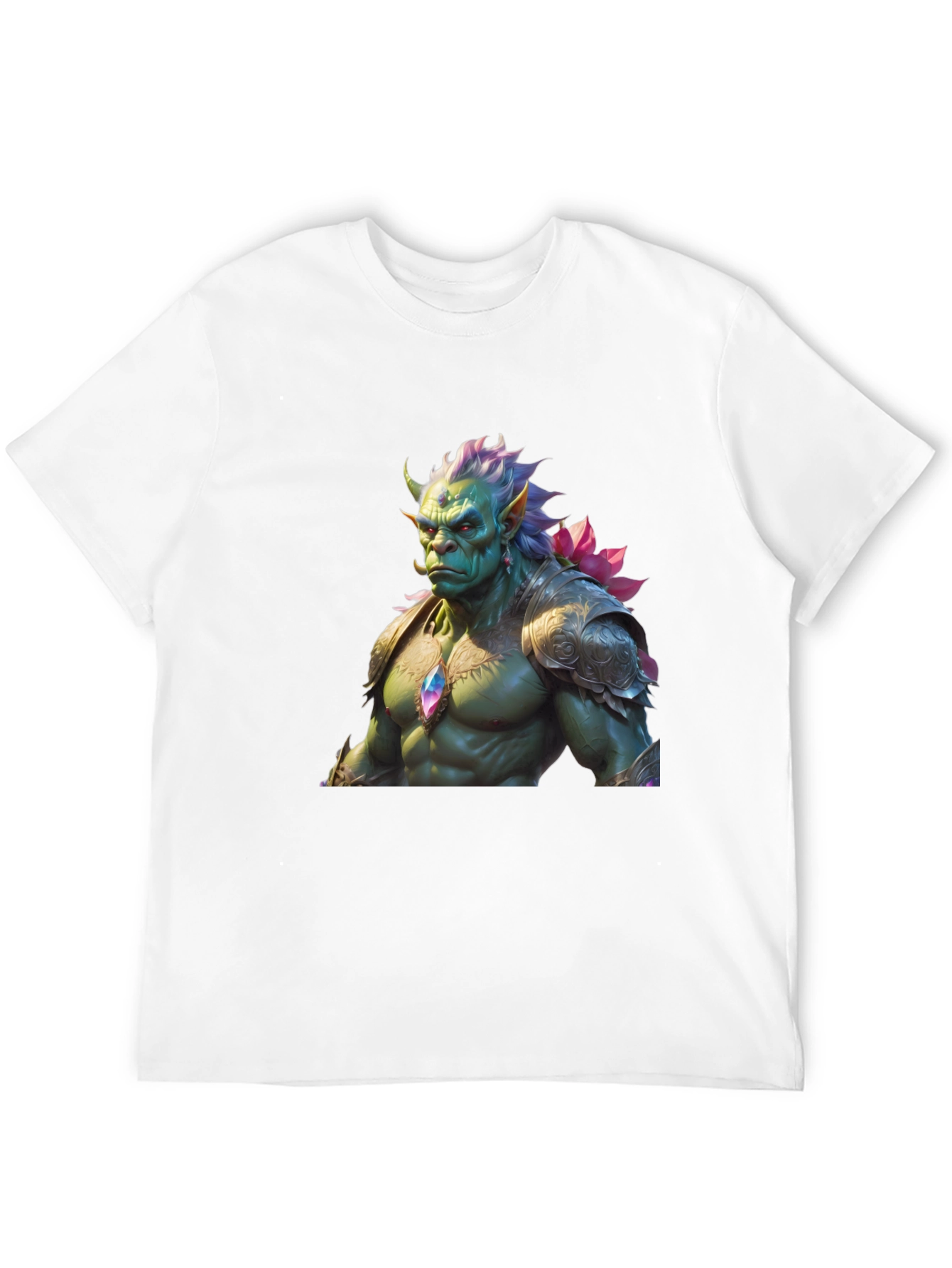 Black Fantasy Creature Graphic Tee - Unique Design view 12