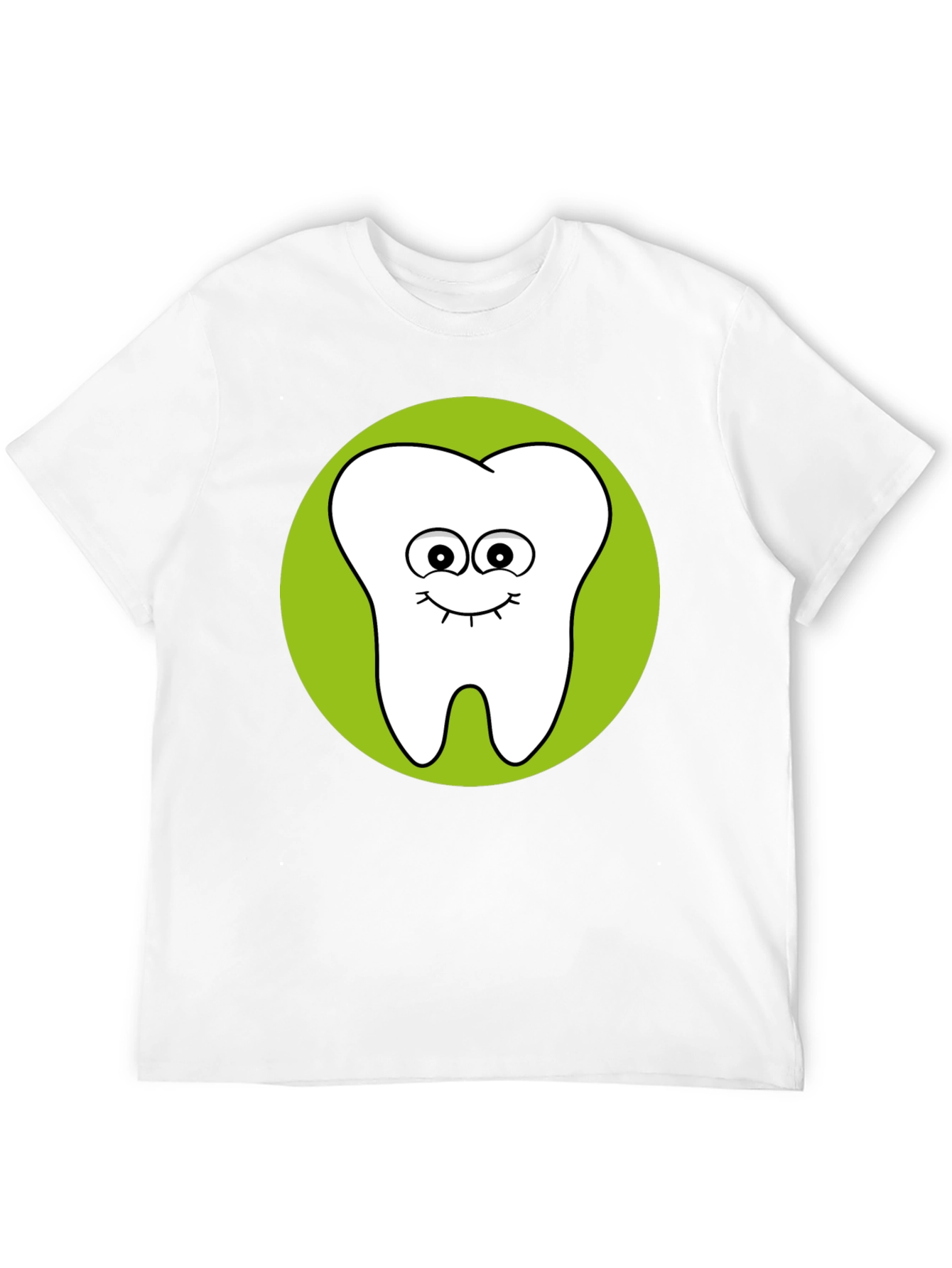 Black Funny Tooth Graphic Tee - Black Cotton T-Shirt view 12