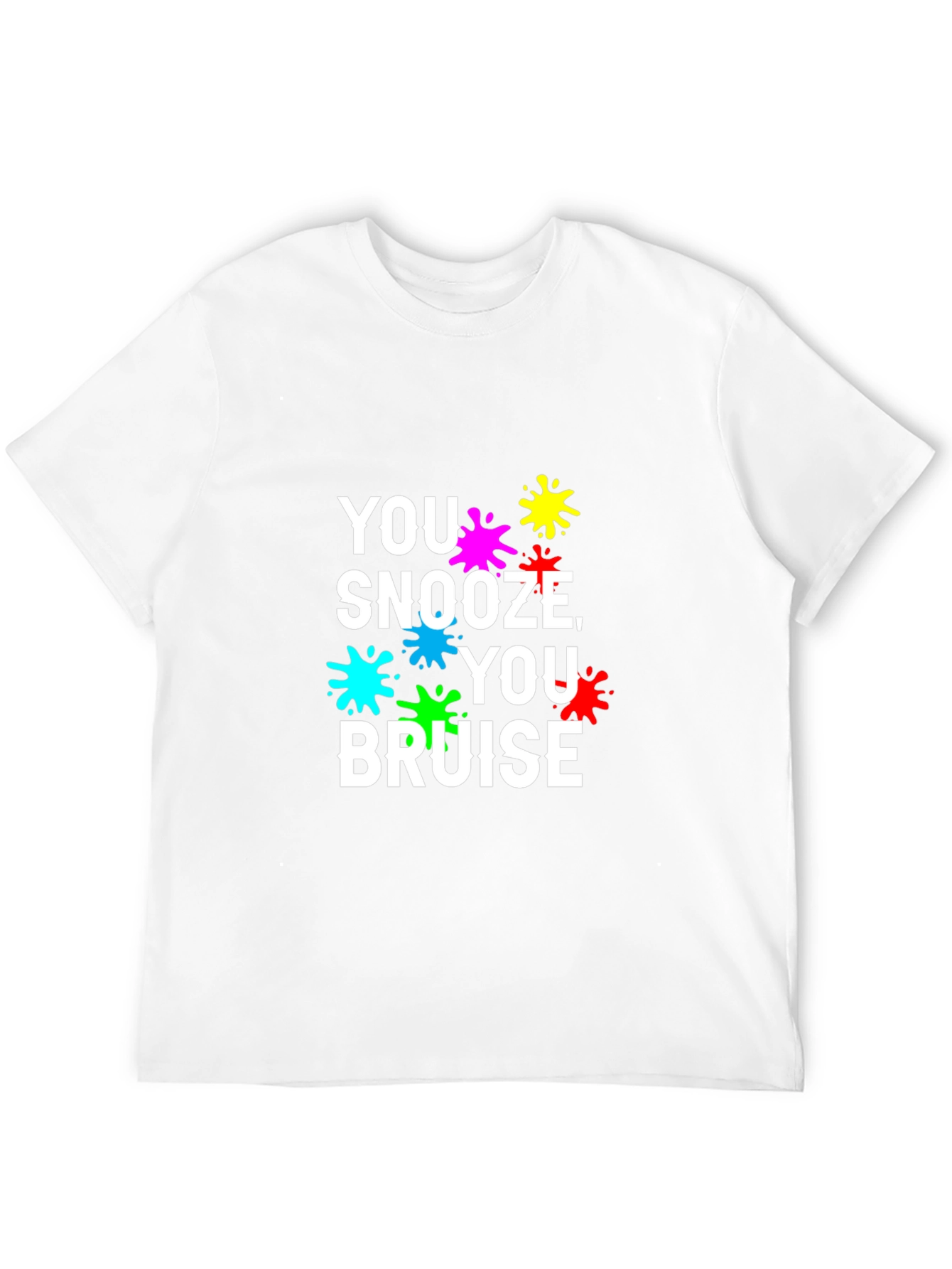 Black You Snooze You Bruise T-Shirt view 12