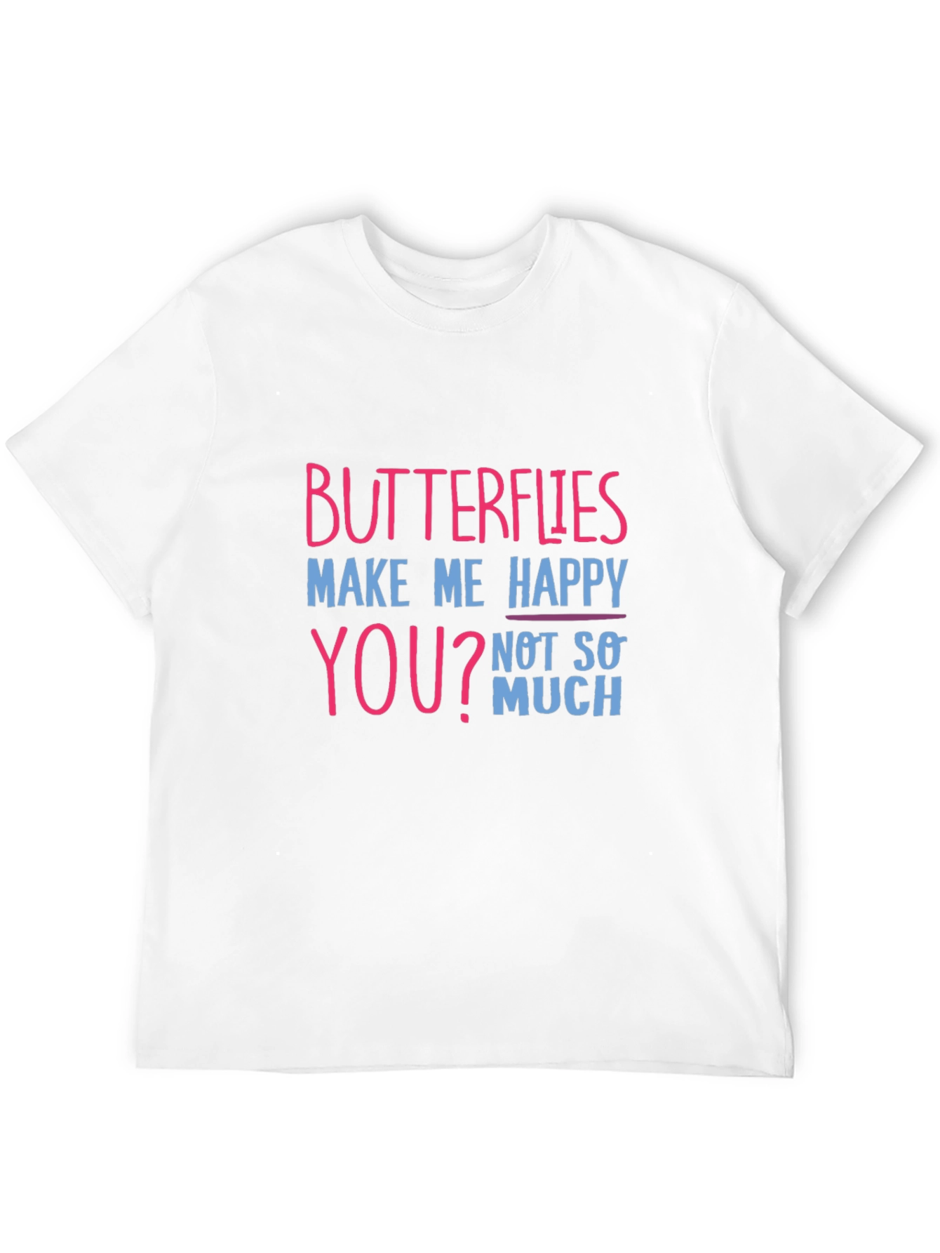 Black Butterflies Make Me Happy Tee view 12