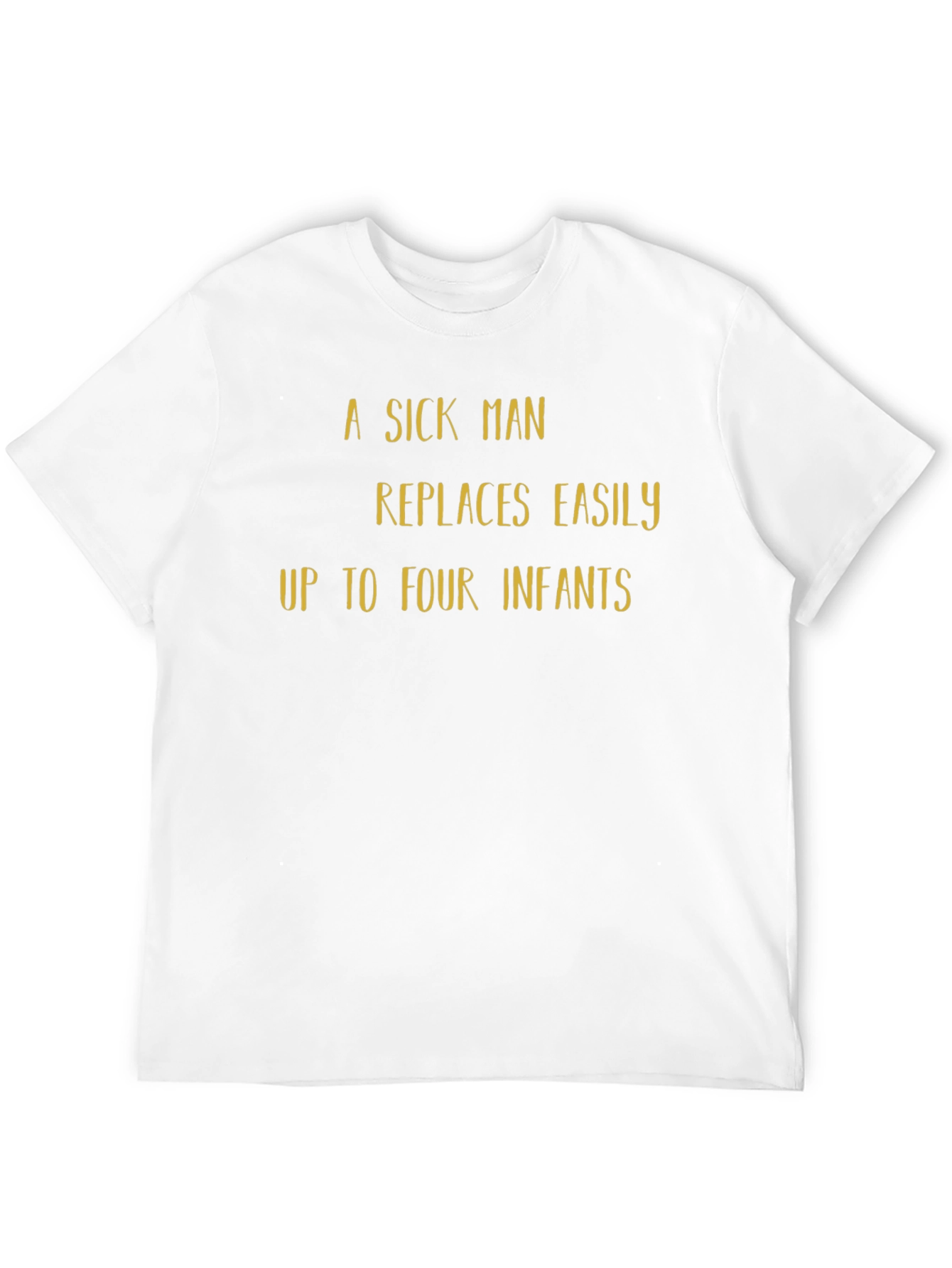 Black A Sick Man Replaces Infants Tee view 12