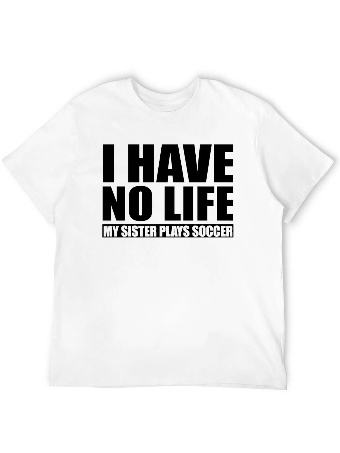 Black Humorous Soccer Fan T-Shirt view 12