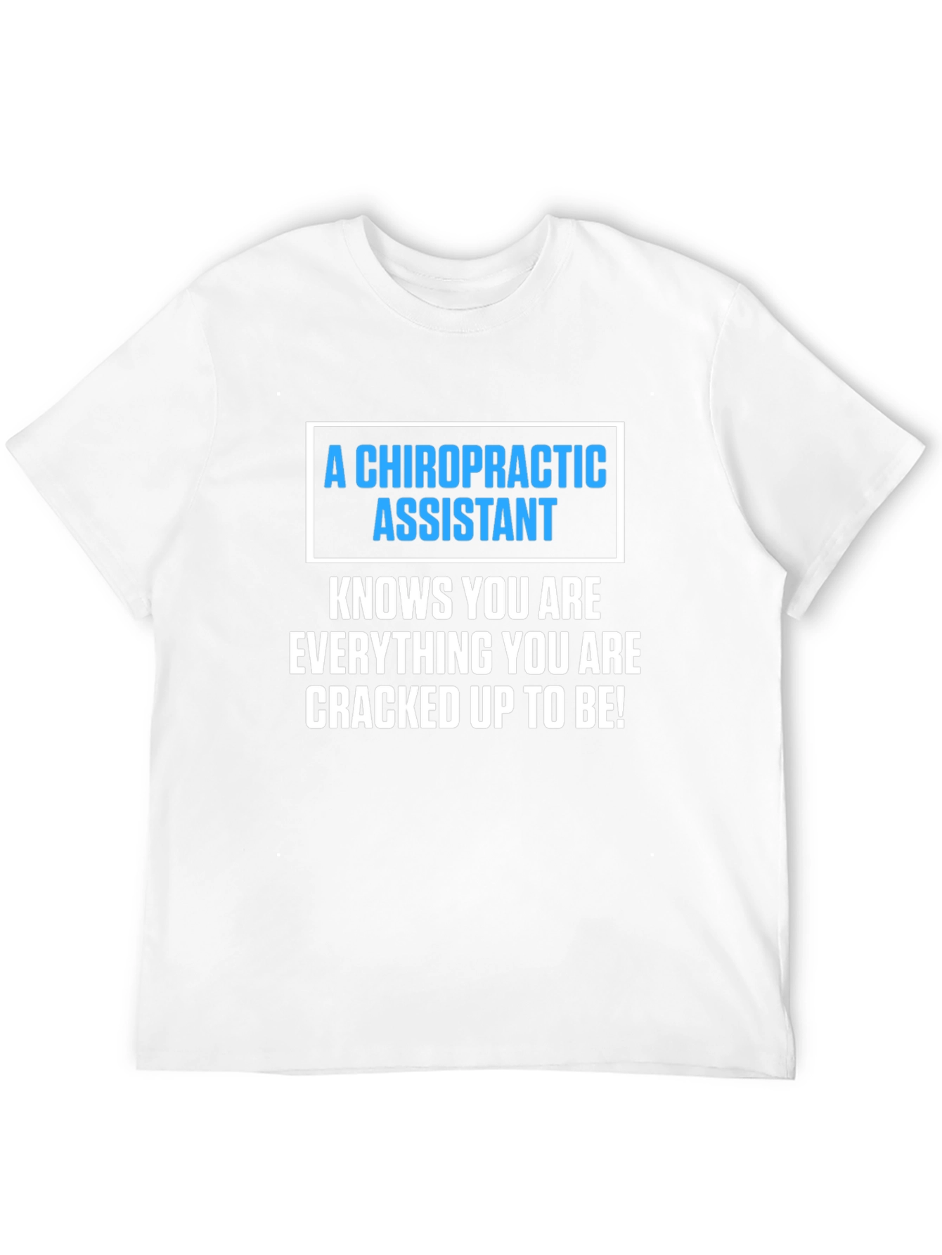 Black Chiropractic Assistant T-Shirt view 12