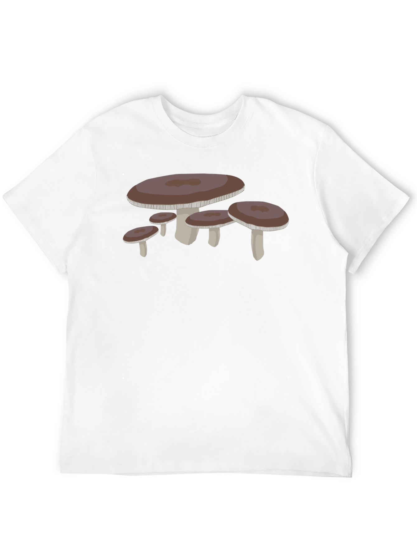 Black Mushroom Graphic Tee - Unique Nature Lover's T-Shirt view 12