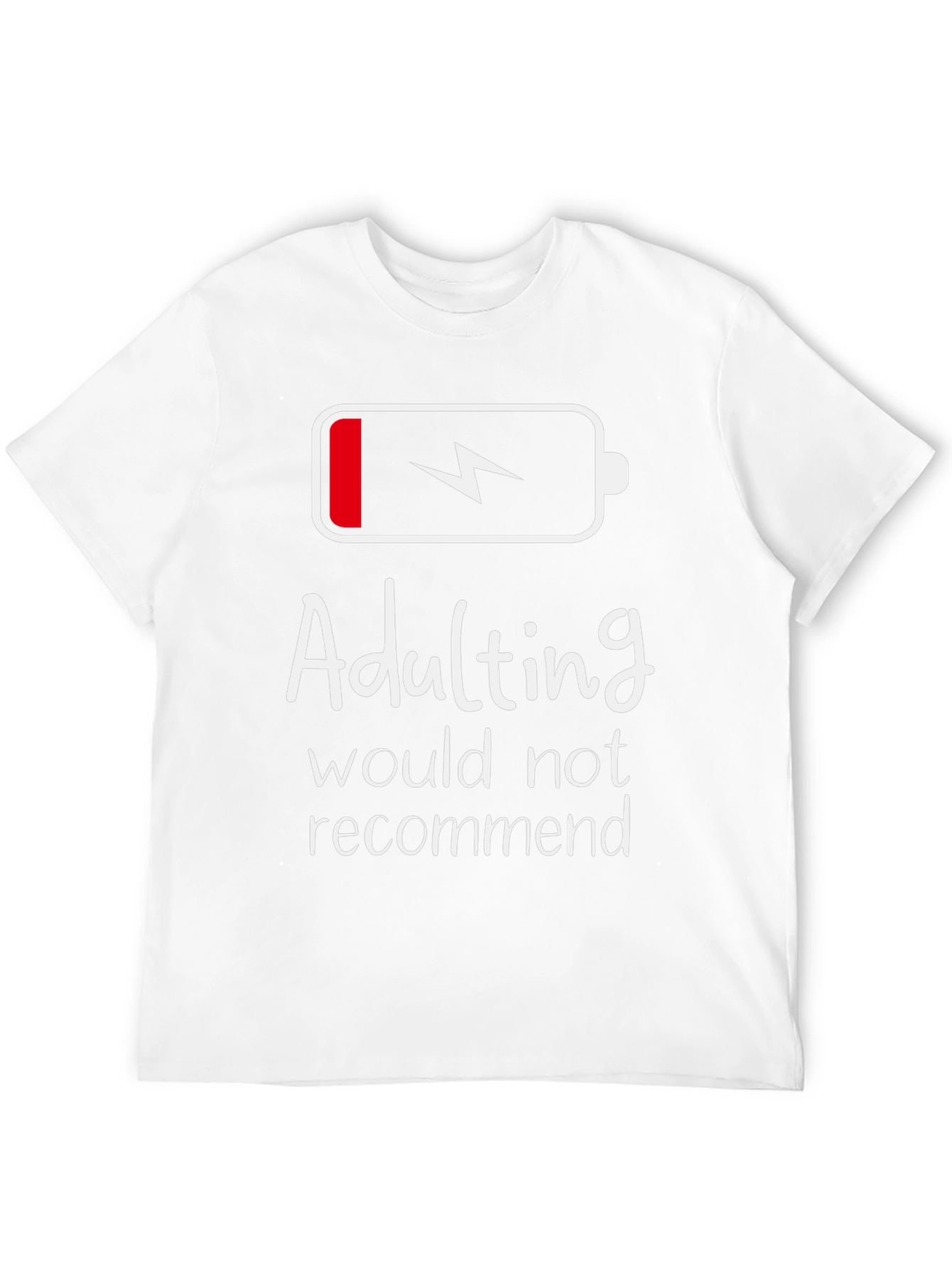 Black Adulting - Not Recommended T-Shirt view 12