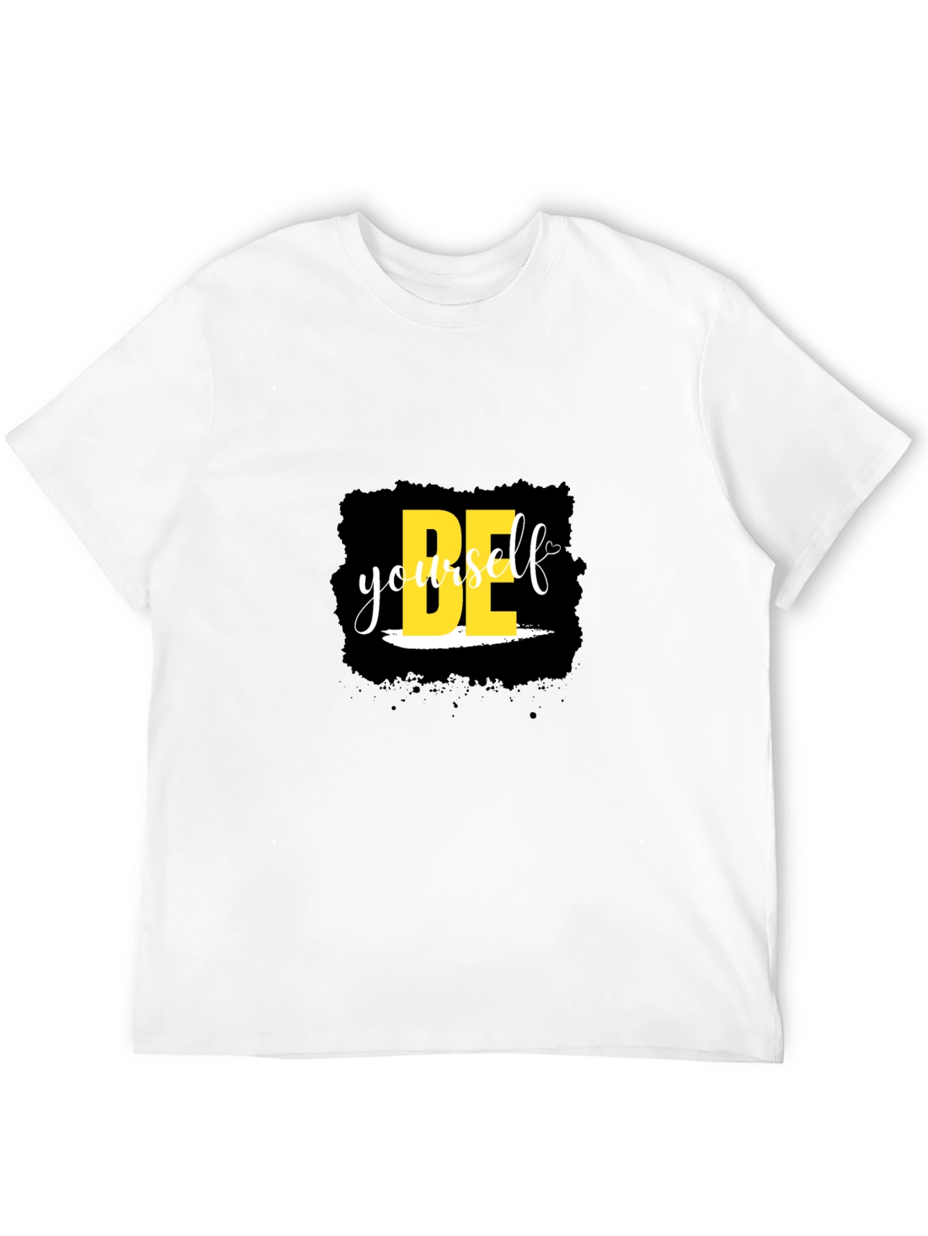 Black Be Yourself Black Tee view 12